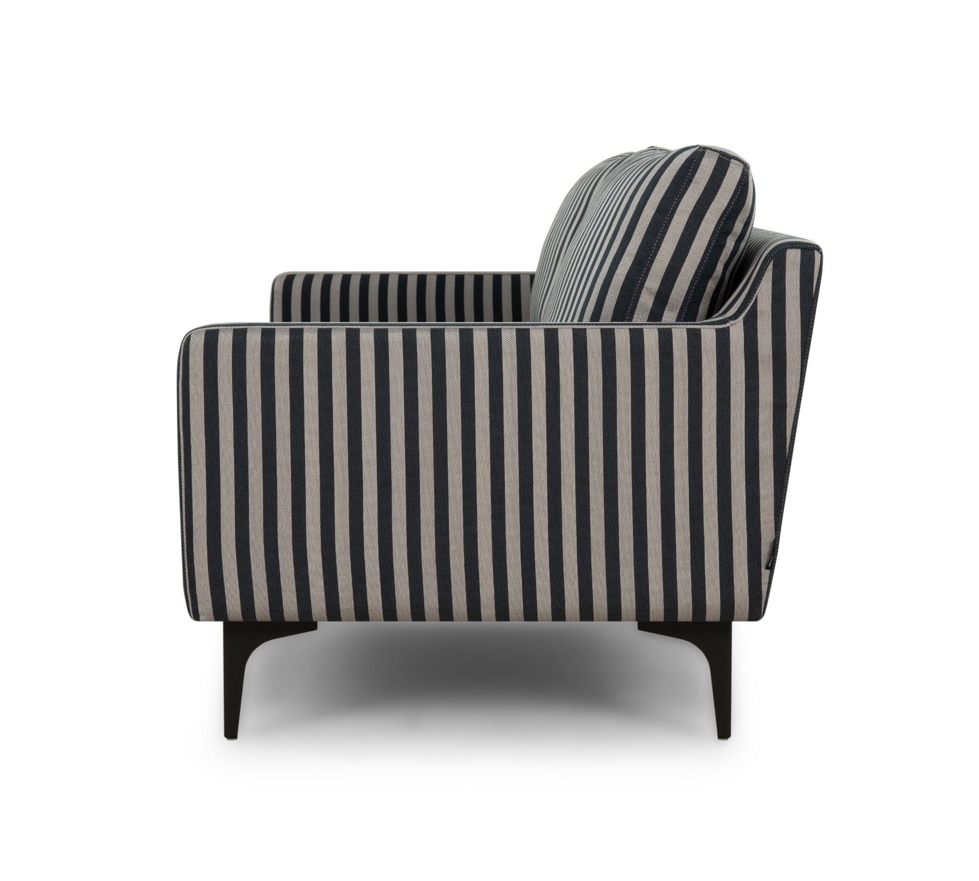 Anna Sofa 2-Sitzer Straight Latte Black