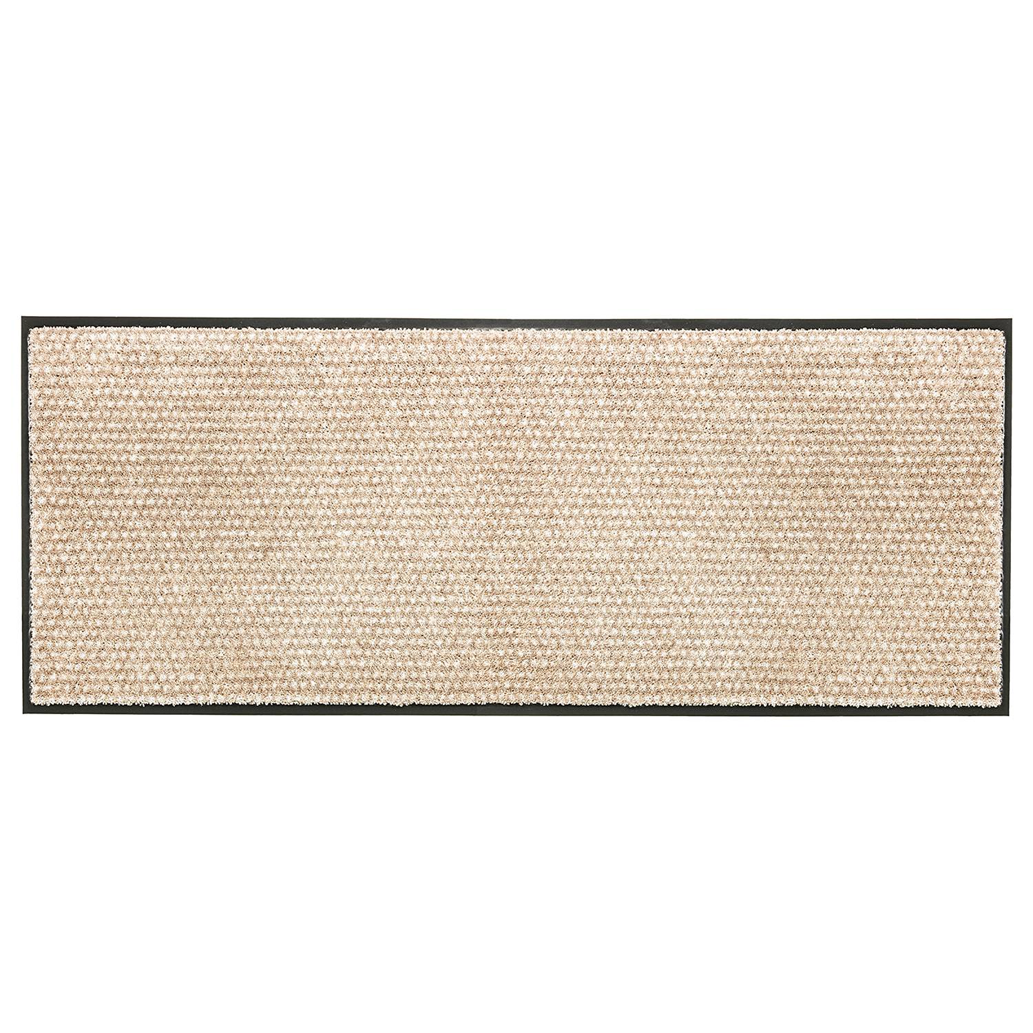 Fußmatte Miami Punkte Beige 67 x 150 cm