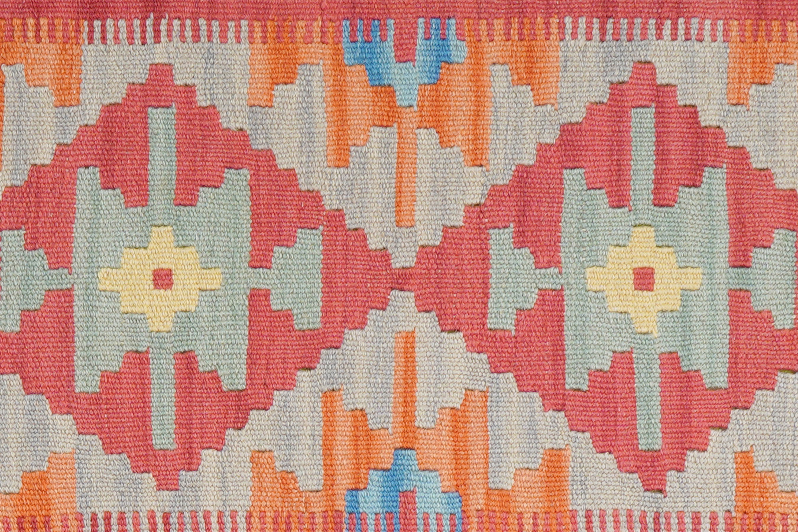 Kelim Gashgai Teppich Wolle Rot