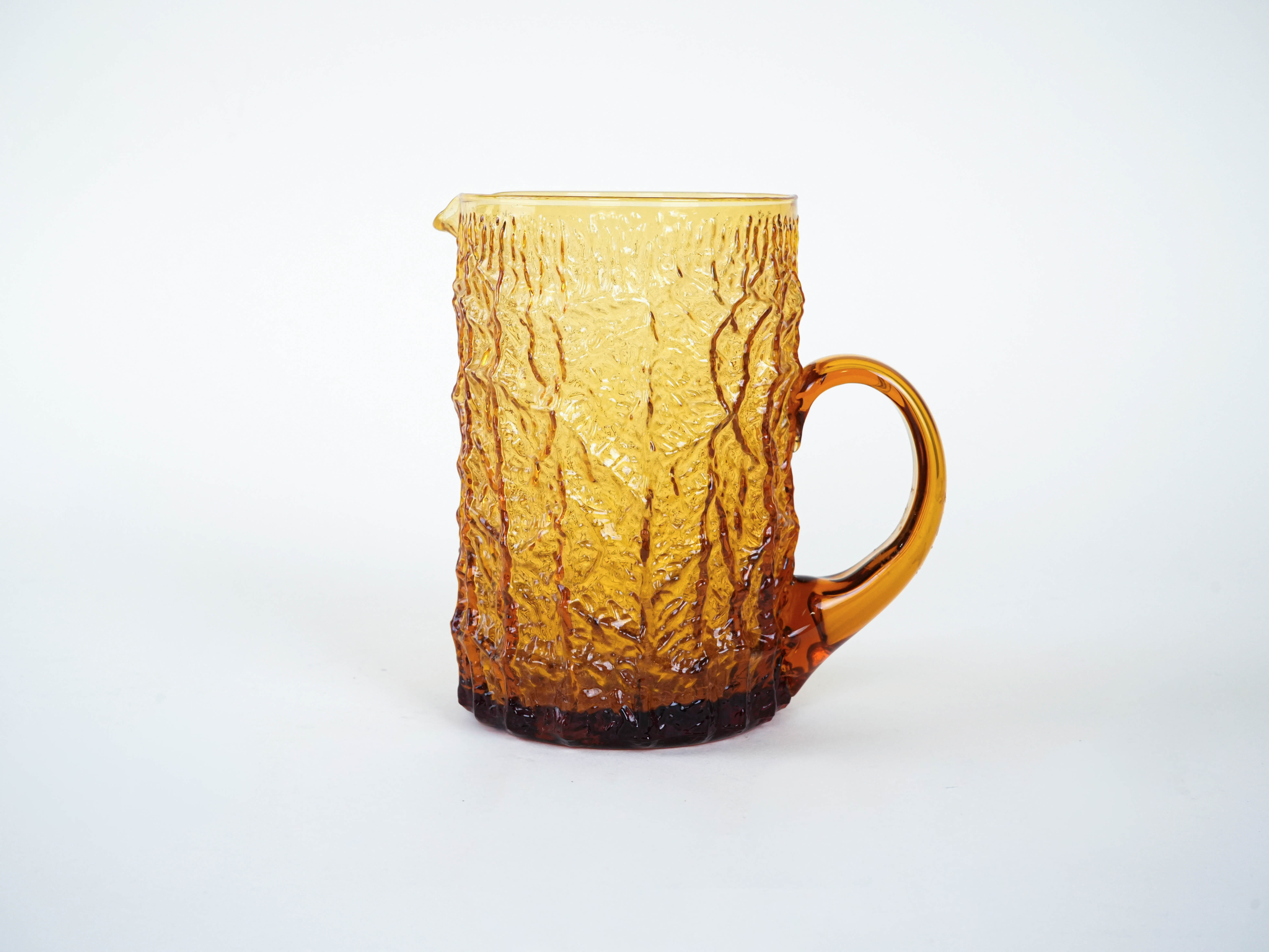 Glass pitcher Transparent 1960s