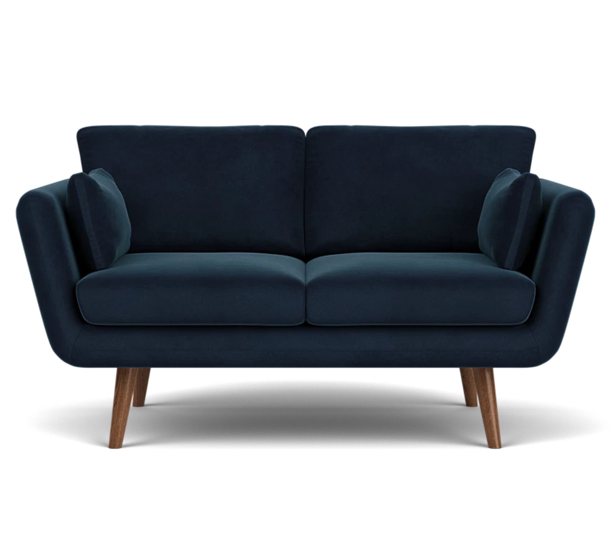 Sigrid Sofa 2-Sitzer Velour Lux Navy
