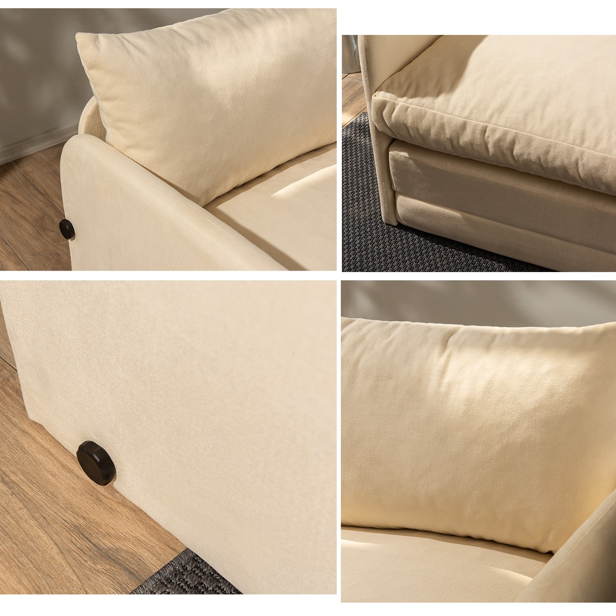 Saga Xl Schlafsofa 2-Sitzer Creme