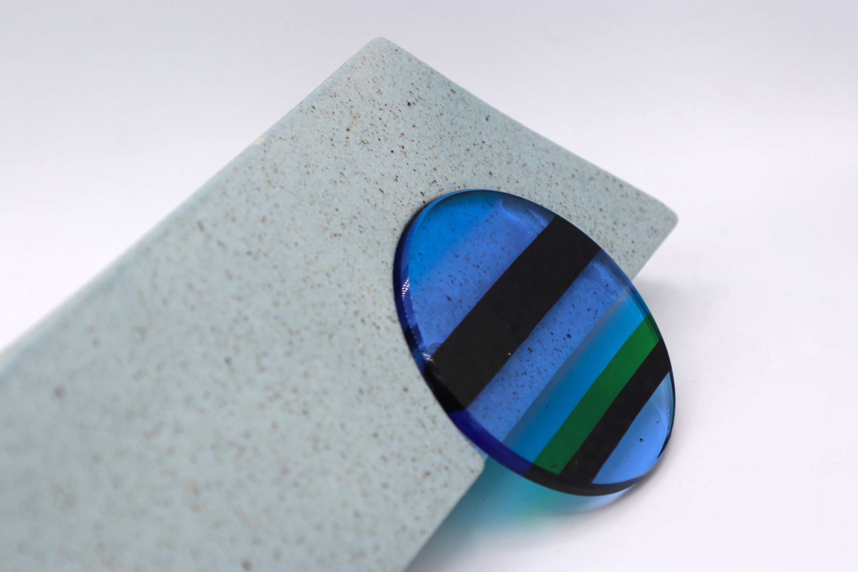 Vintage Fat Lava Vase Keramik Italien 1980er Jahre