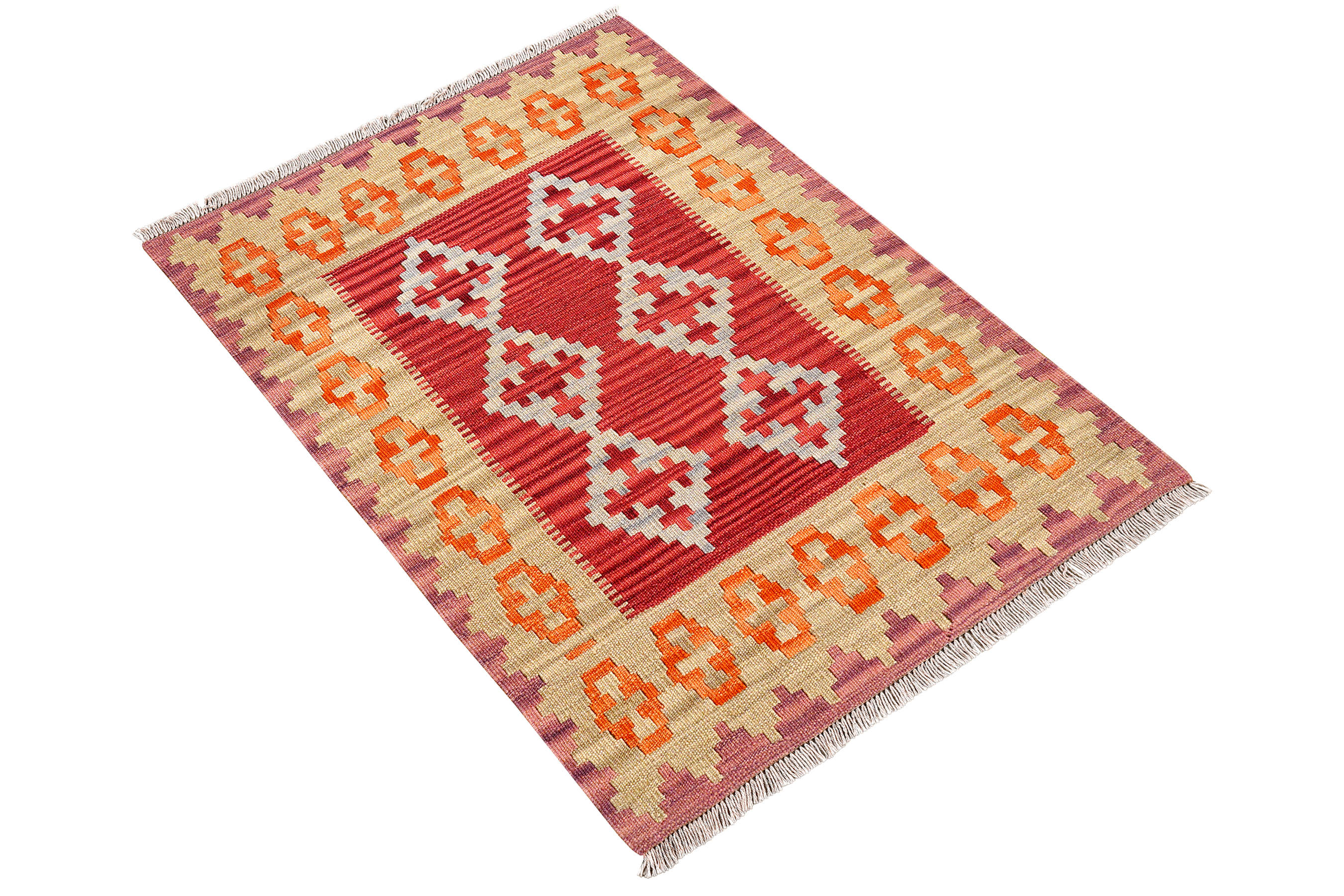 Kilim Gashgai Teppich Mehrfarbig