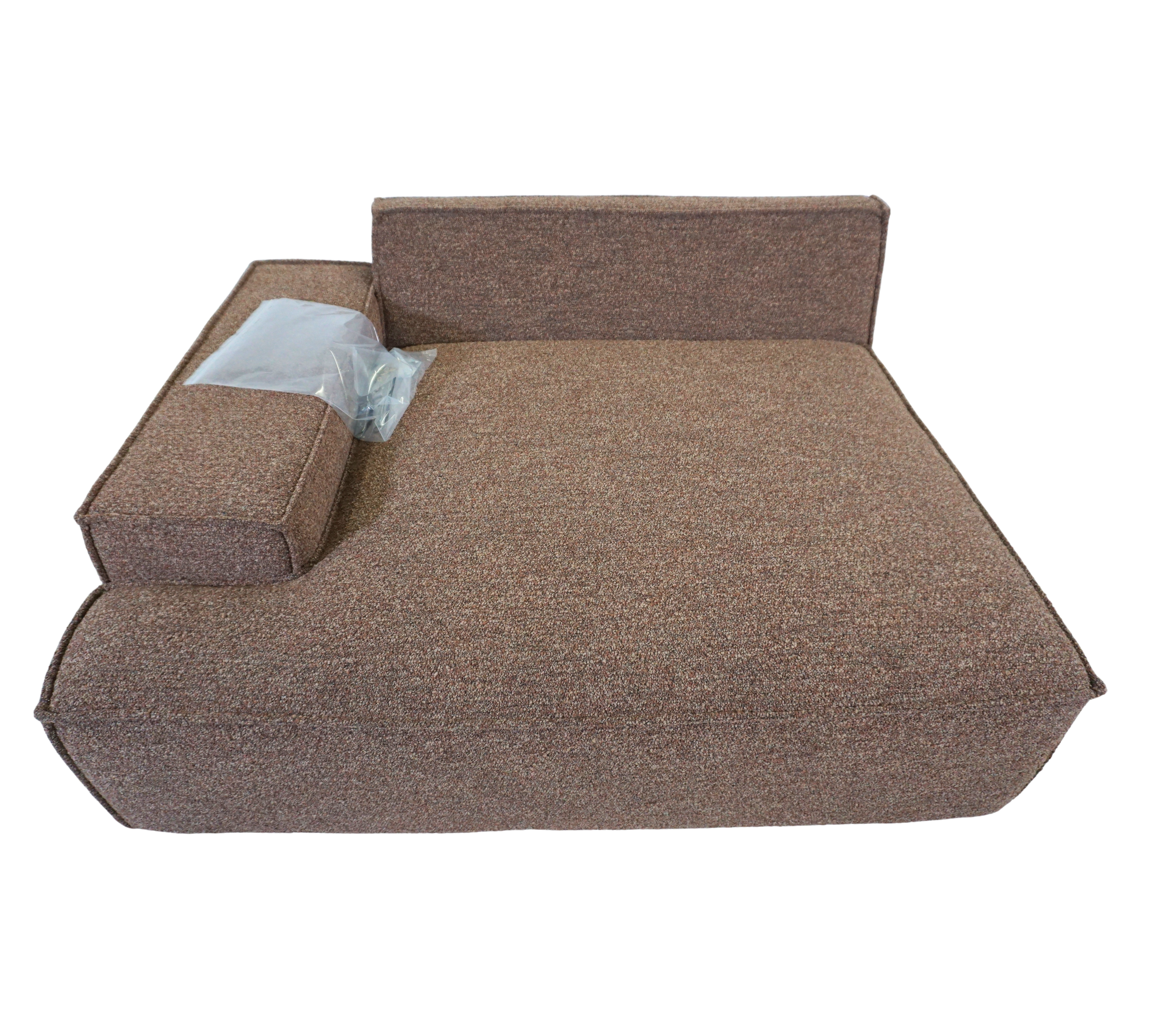 Daphne Module 1-Seater Left Pebble Rust