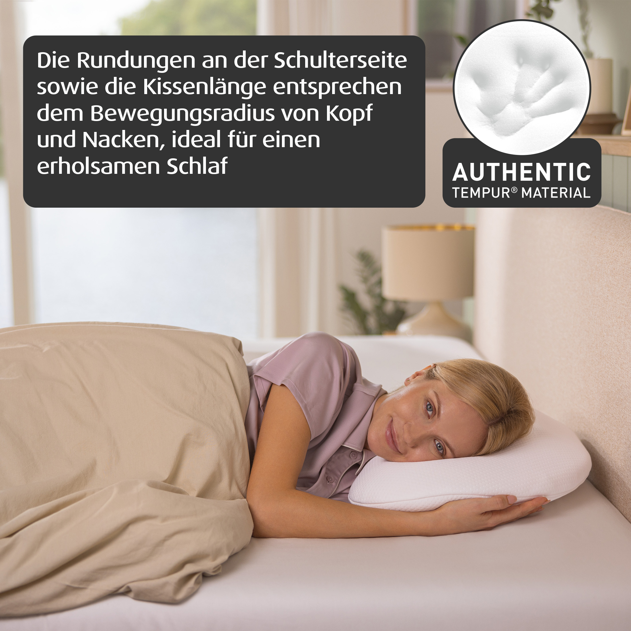 TEMPUR® Sonata ergonomisches Nackenstützkissen in M