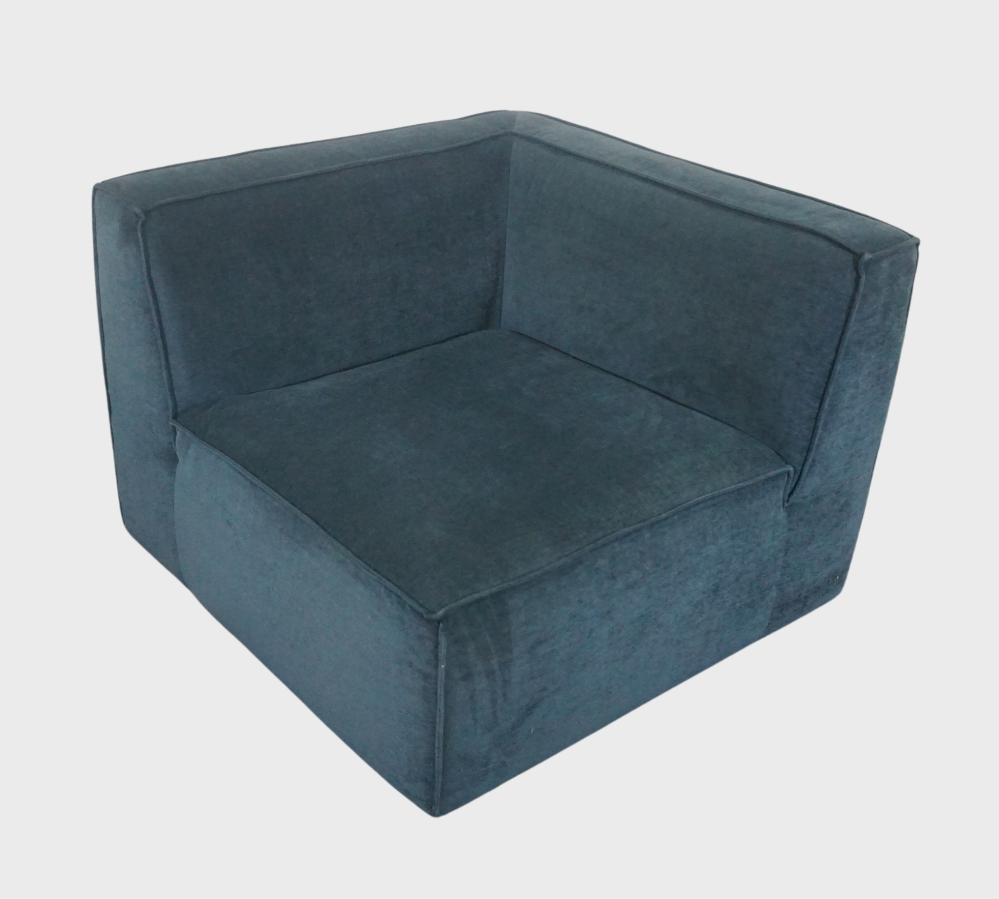 Dane 1-Sitzer Eckmodul Rechts Danny Dusty Blue