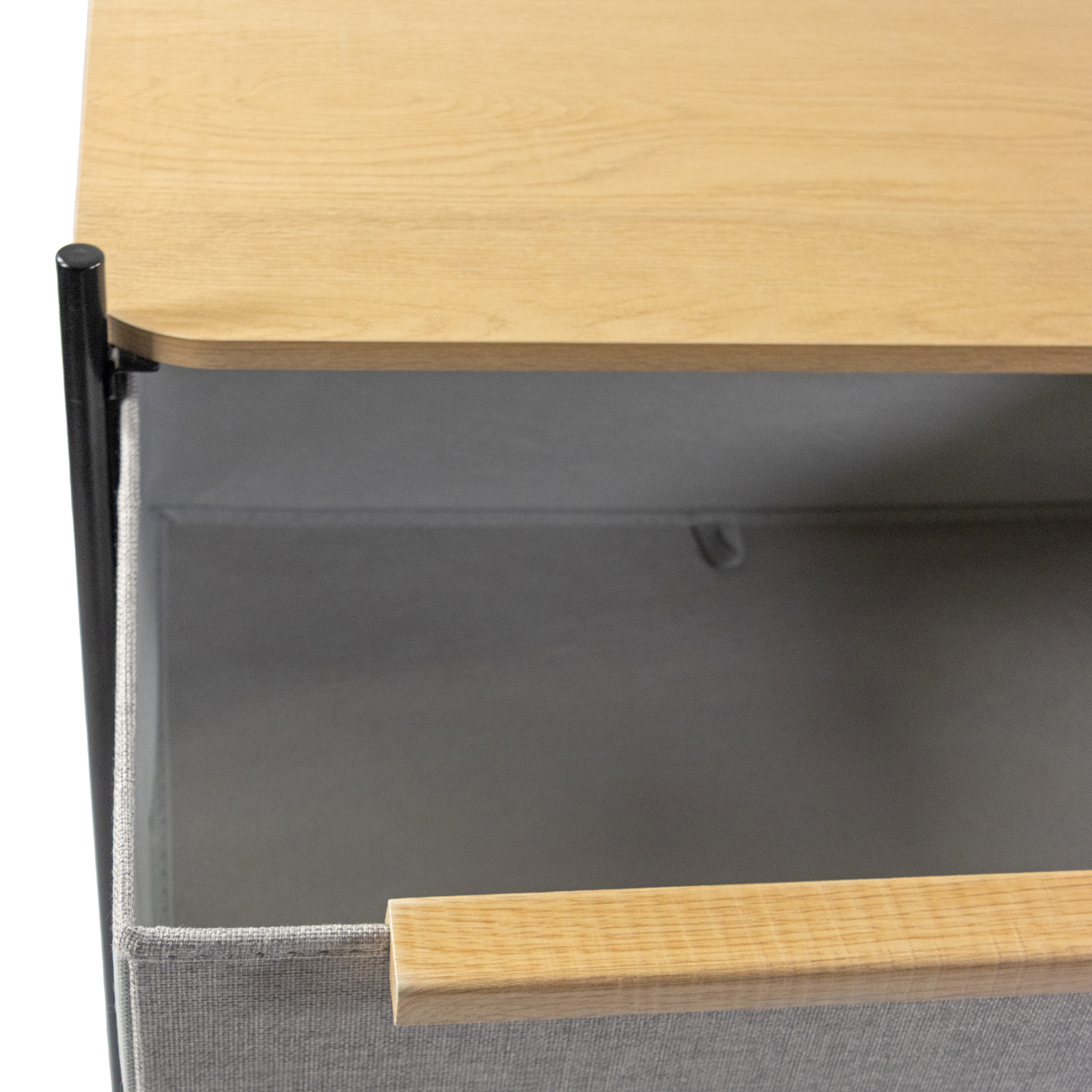 Chest of drawers STUVAR 58x40x79cm 3 drawers taupe hjh LIVING