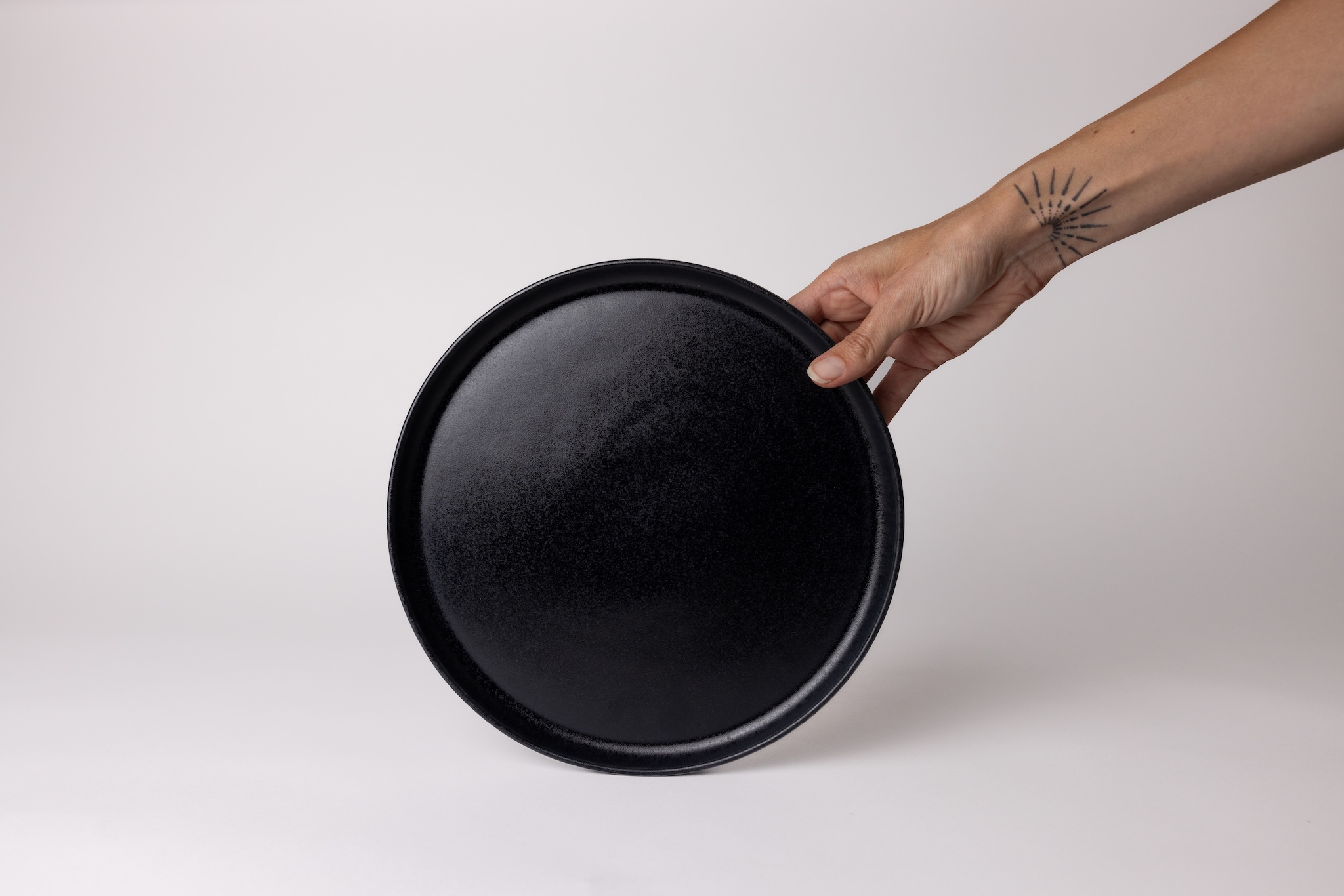 2x Dinner plate ceramic Midnight Blue 26.5 cm