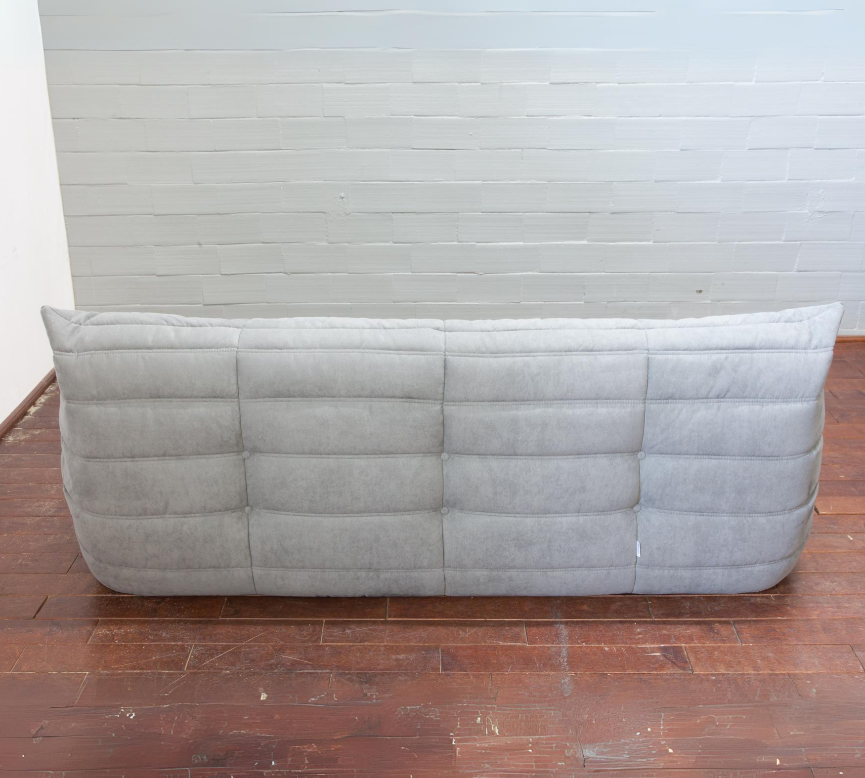 Togo Sofa 3-Sitzer Textil Hellgrau