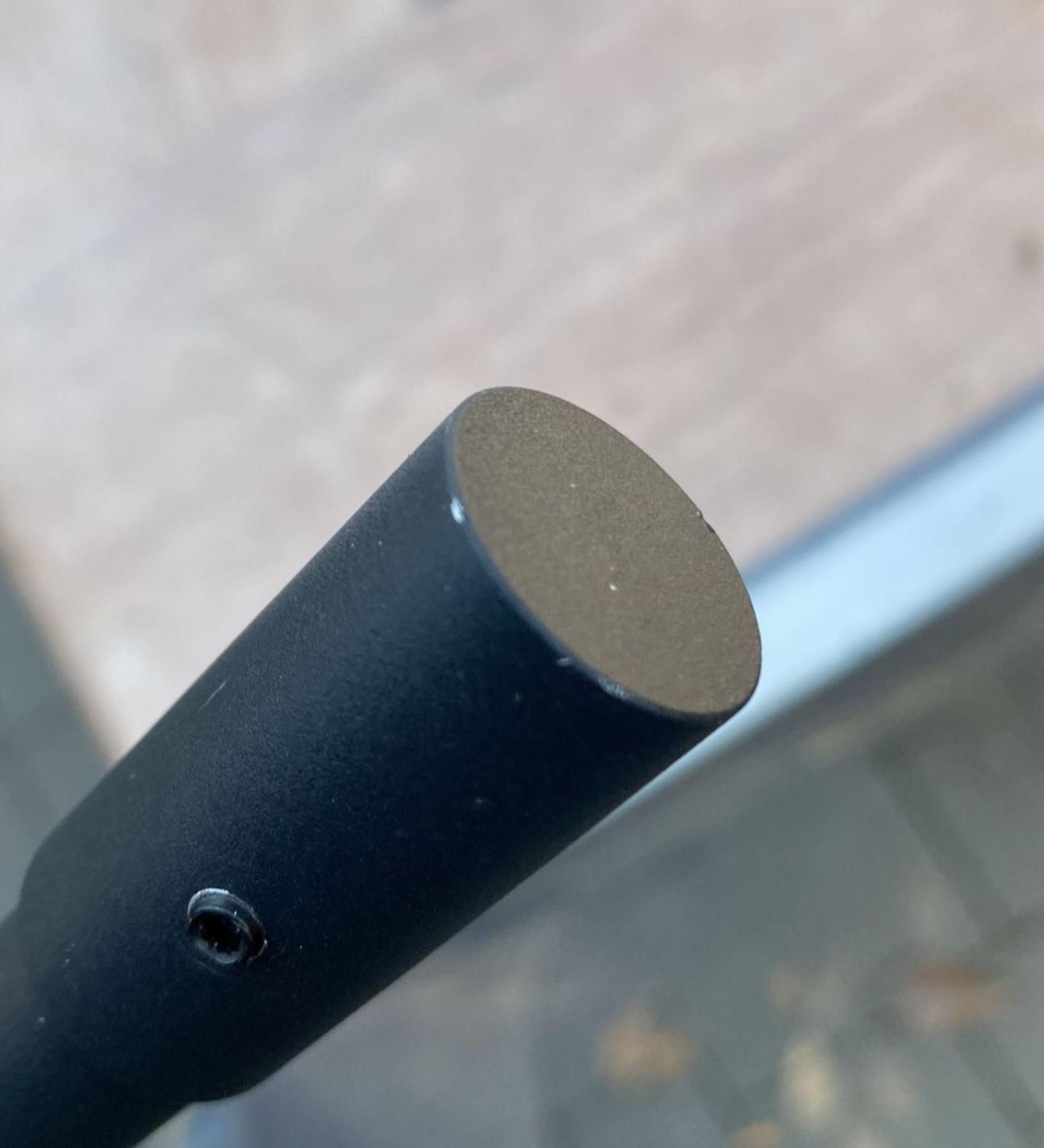 Minimalistische LED Wandleuchte PERSEIS Klein Schwarz