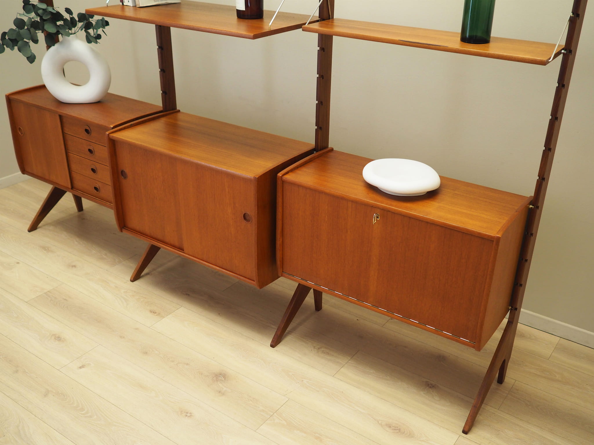 Ergo Regal-System Teakholz 1960er Jahre