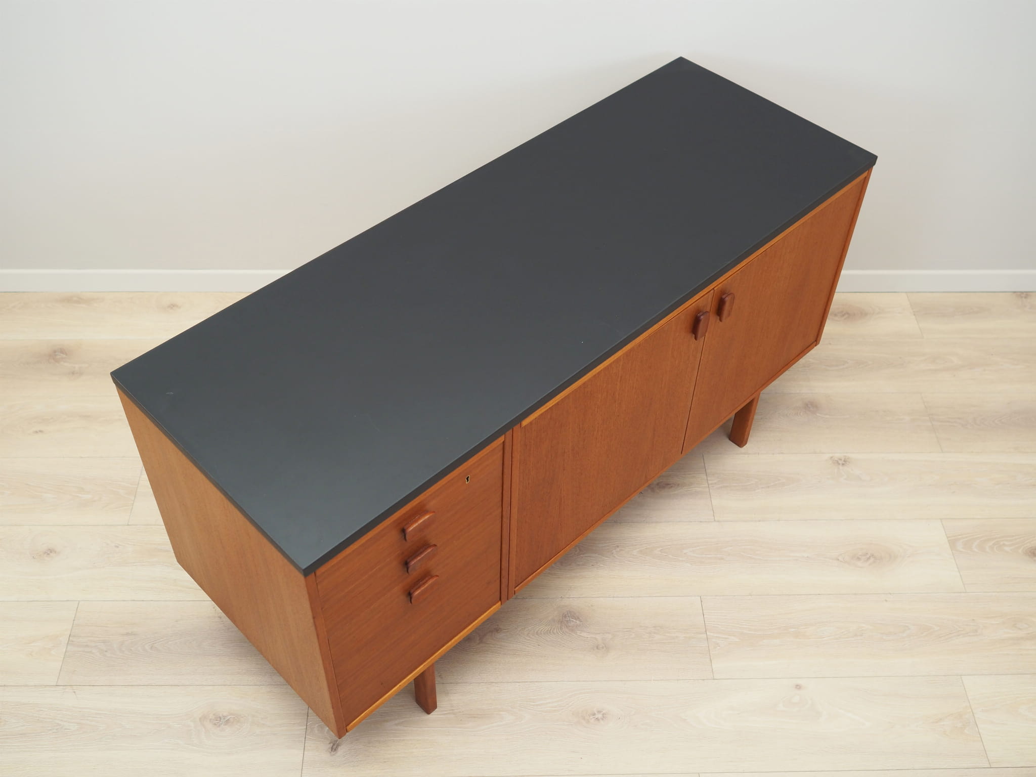 Vintage chest of drawers Teak brown 1960s
