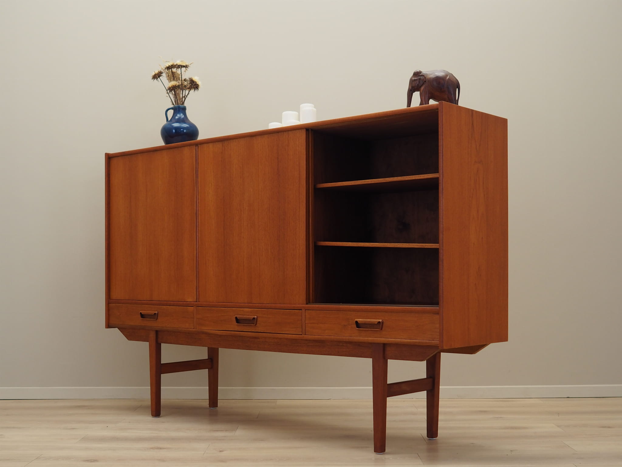 Vintage Sideboard Teak Brown 1960s