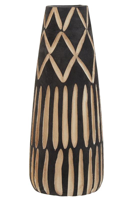 Arlo Kleine gravierte Holzvase
