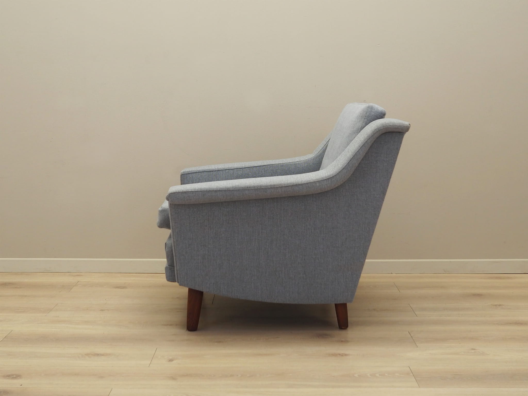 Armchair Textile Wood Grey 1960s