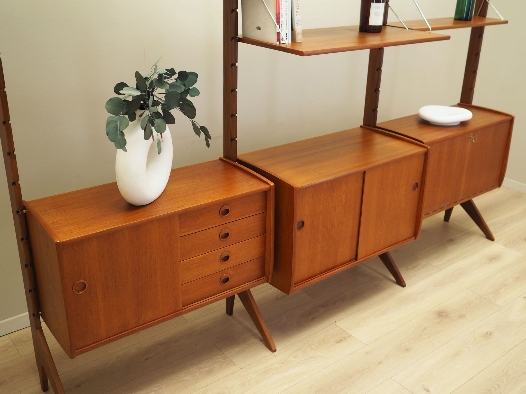 Ergo Regal-System Teakholz 1960er Jahre