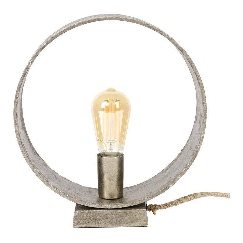Loop Tischleuchte Metall Nickel