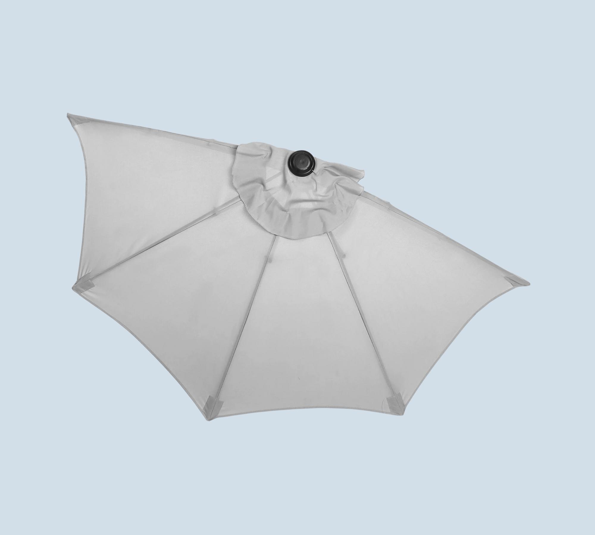 Sonnenschirm Aluminium Grau