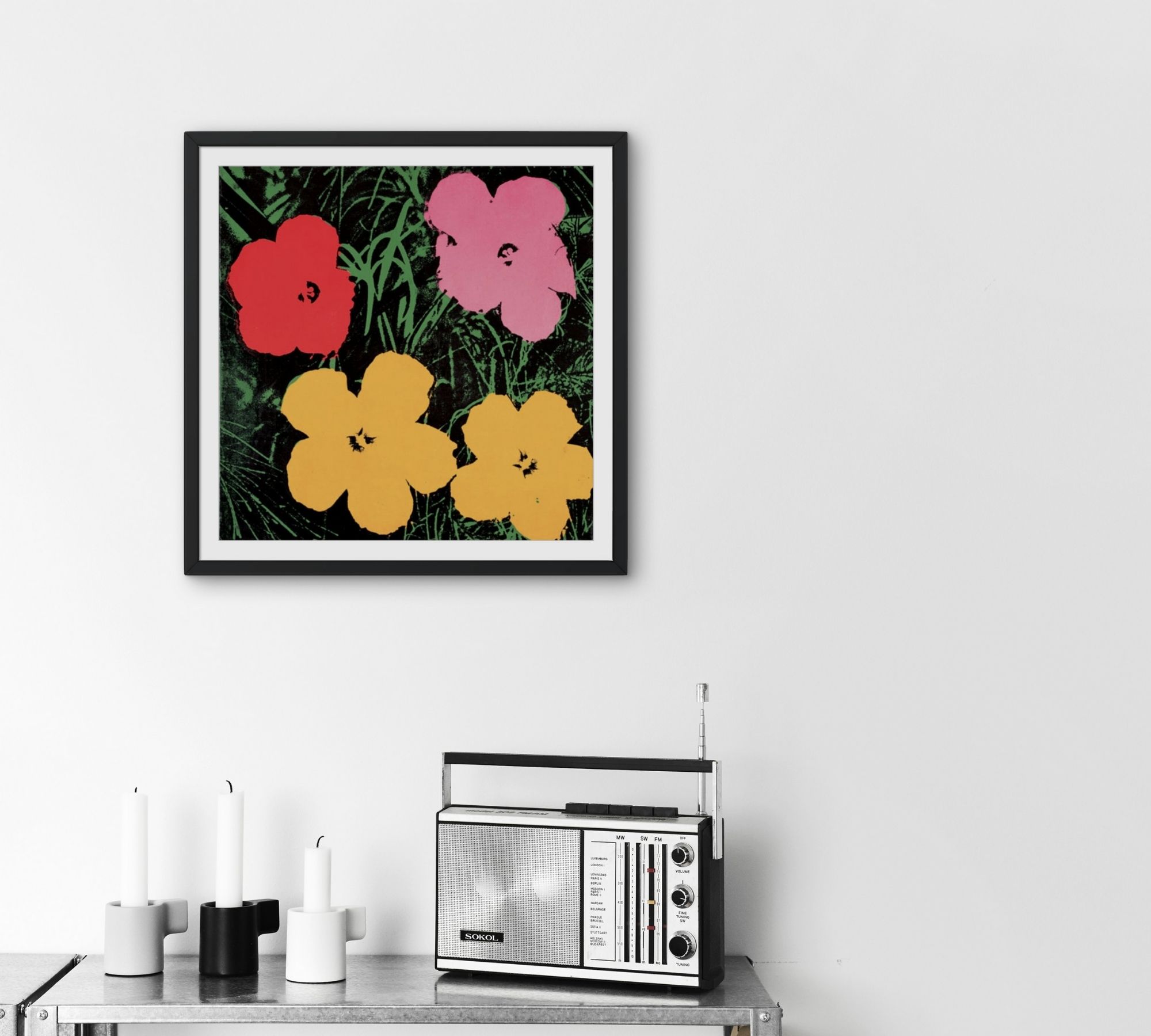 Flowers, ca. 1964 - Andy Warhol 90 x 90 cm