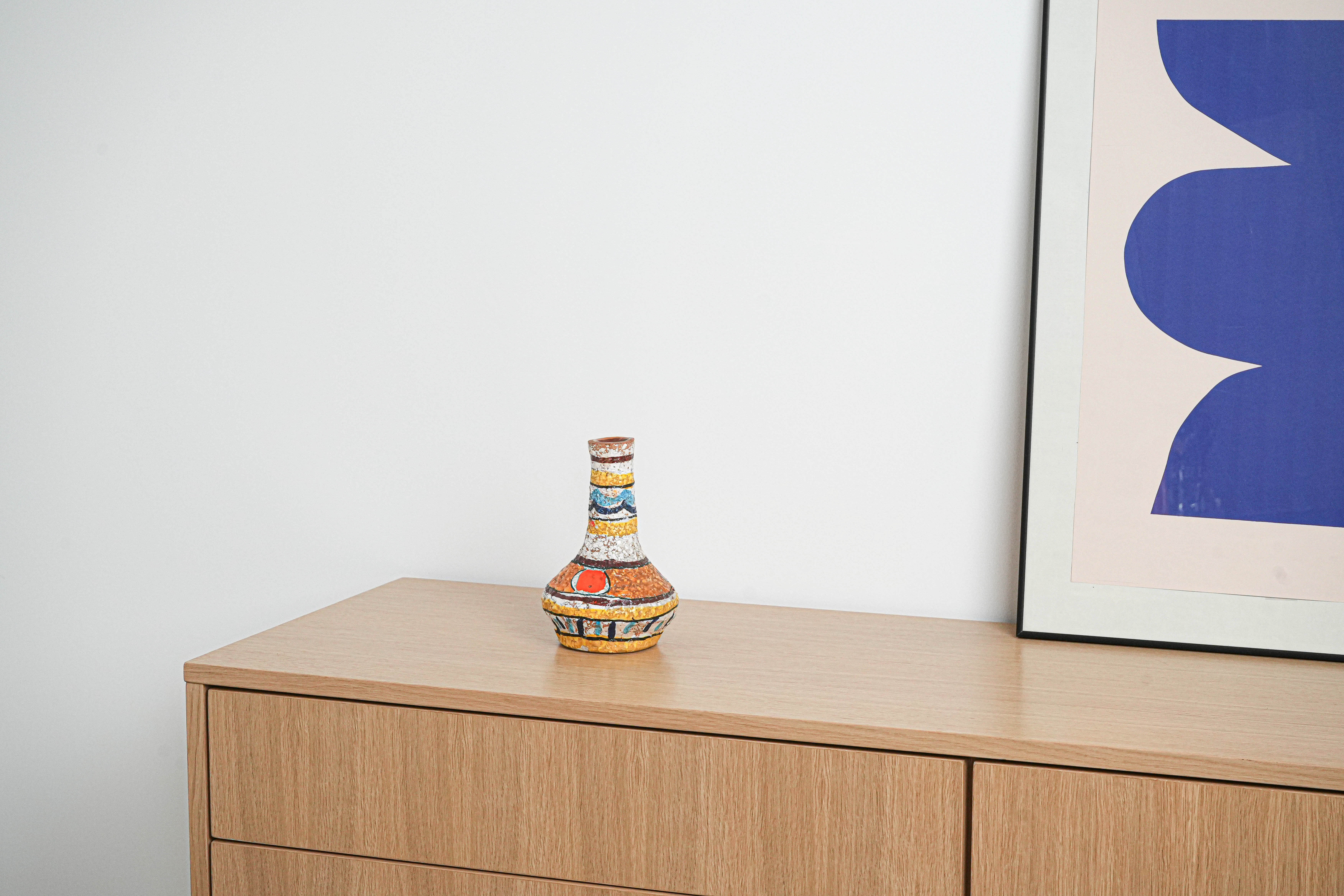 Ceramic vase Multicolored 1960s