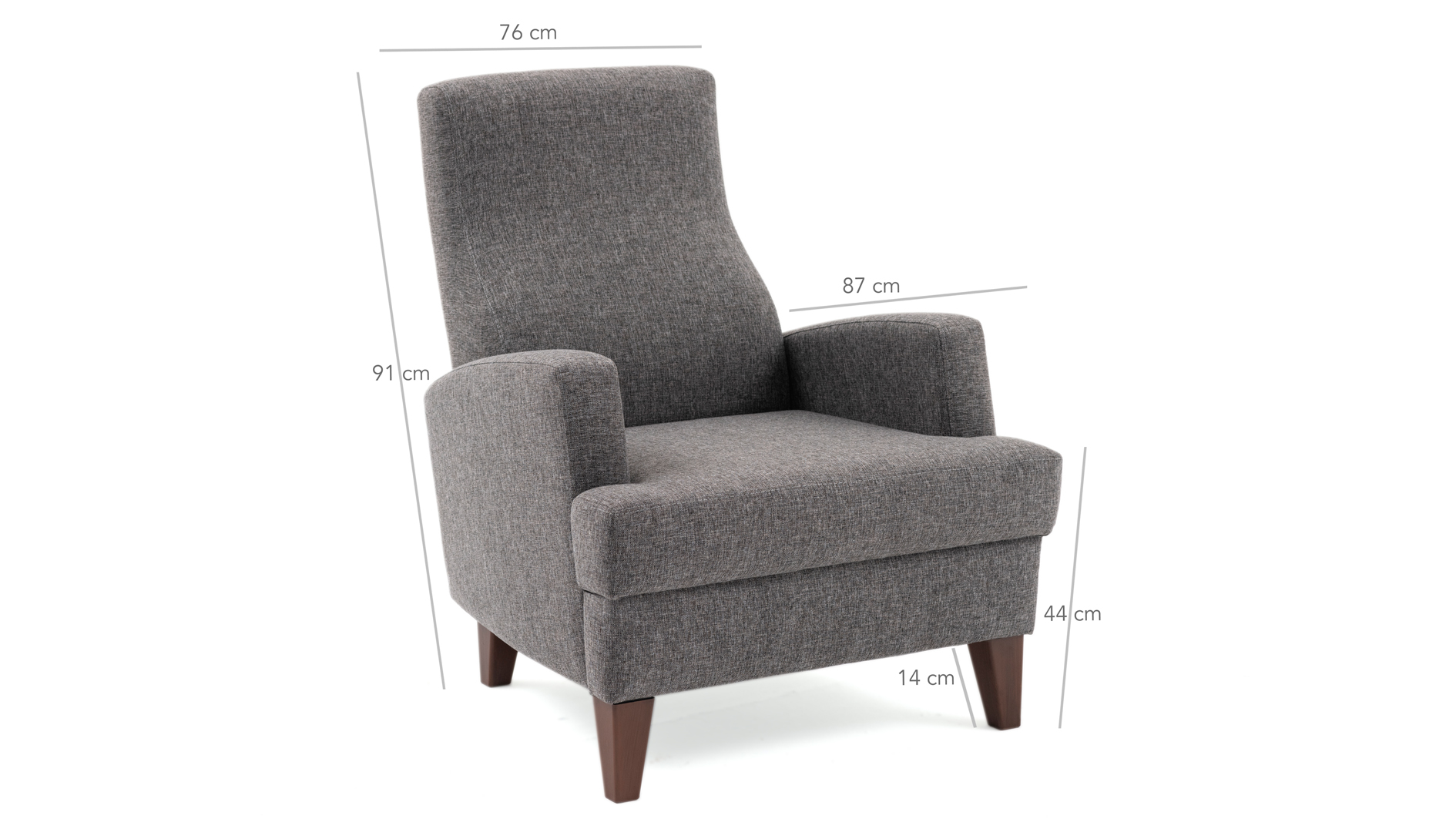 Kana Bergere Dark Grey