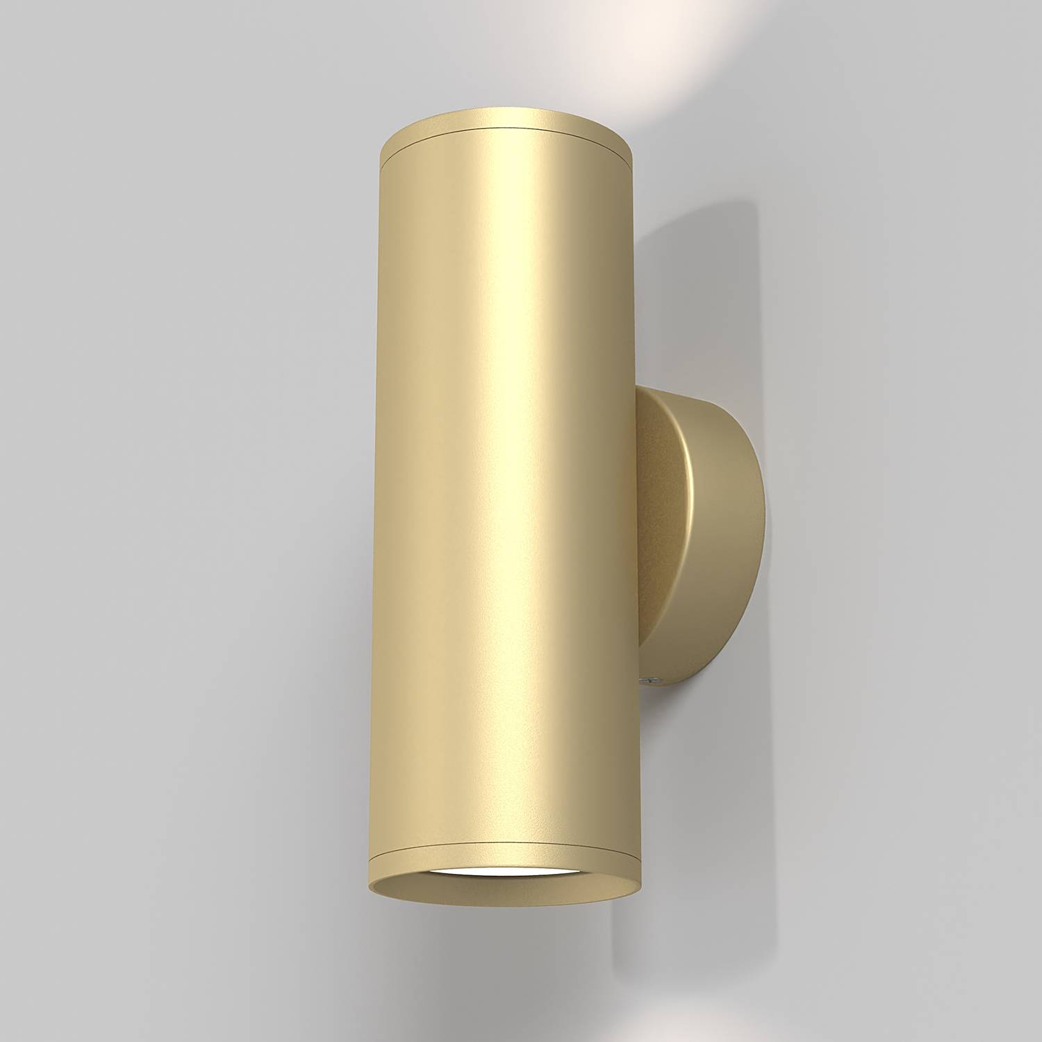 Focus S Typ A Wandleuchte Aluminium Gold 2-flammig