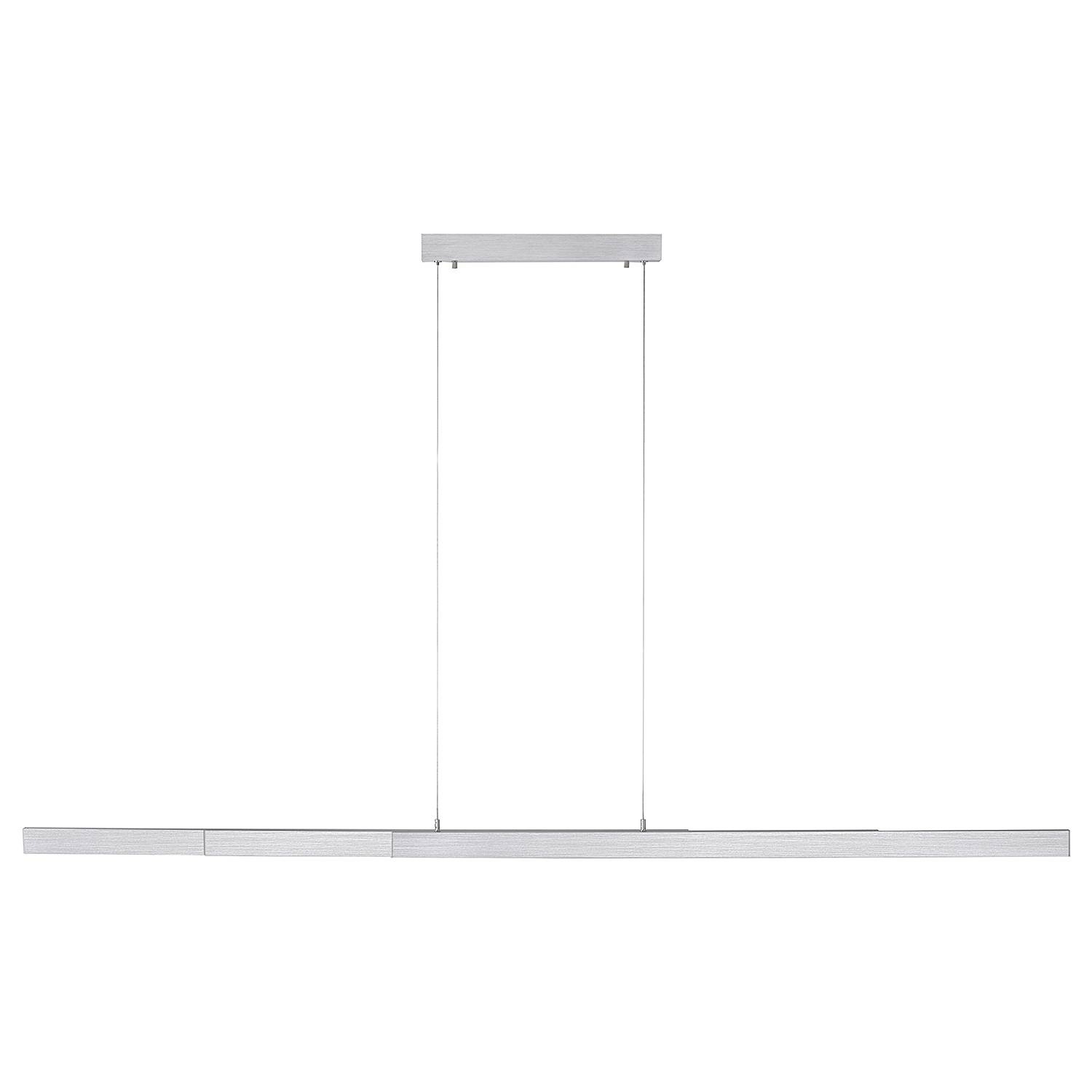 3-Flammig LED-Pendelleuchte Luzi Aluminium Weiß