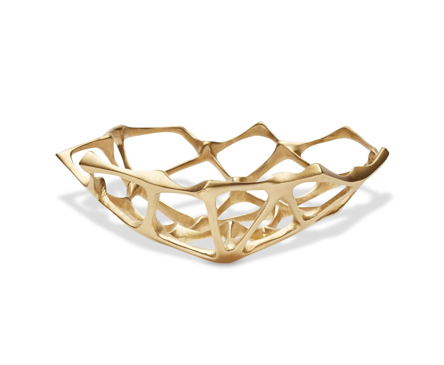 Bone Bowl Obstschale Gold