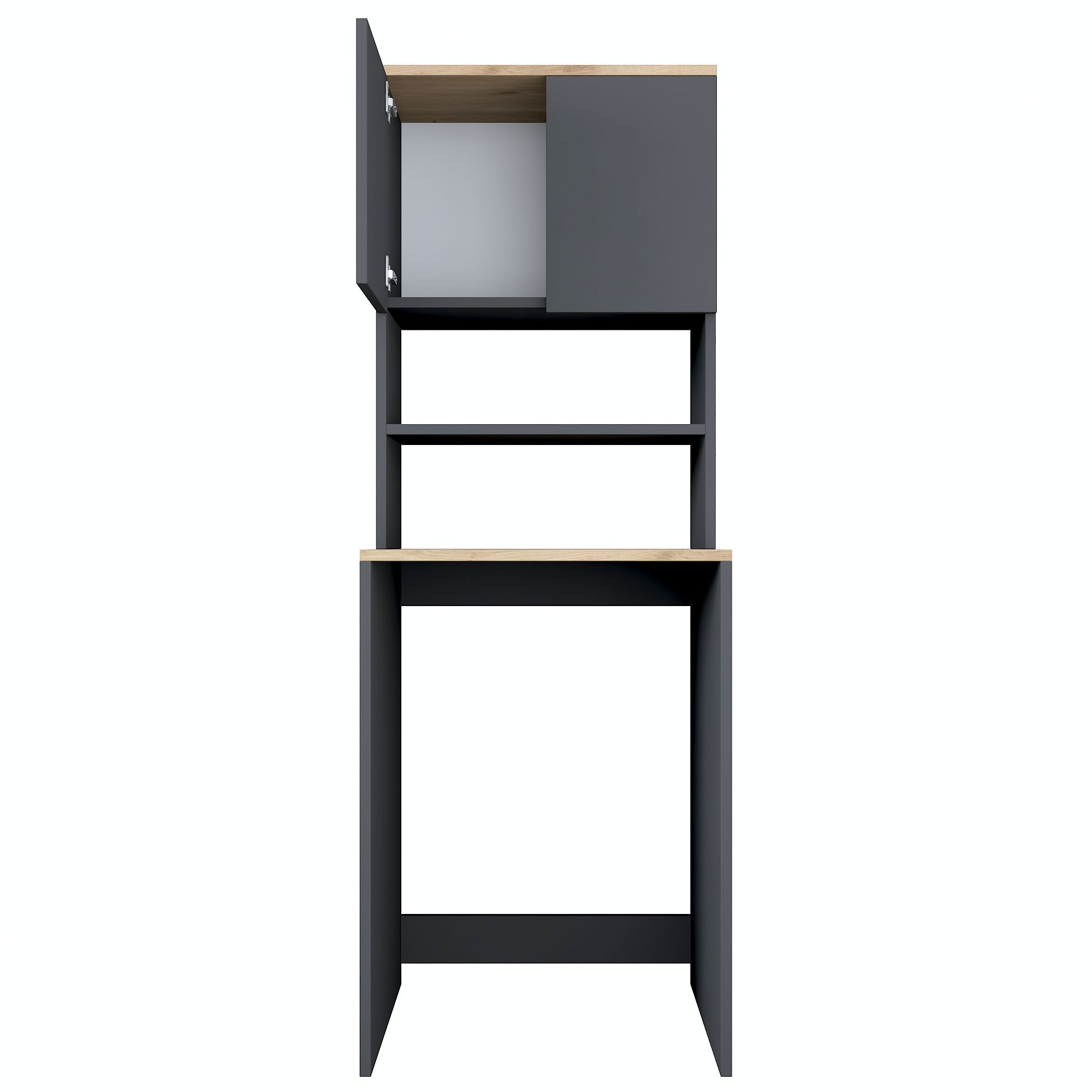 Waschmaschinenschrank Walnussbraun 60cm x 183.6cm