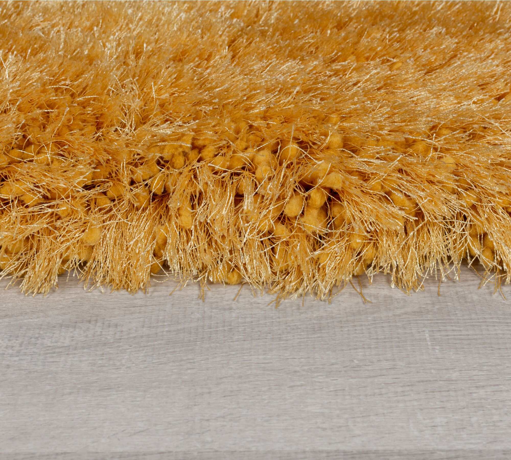 Pearl Teppich Kunstfaser Ocker 160 x 230 cm