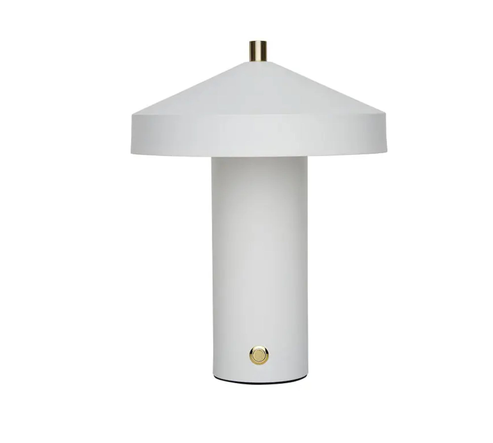 Hatto LED Tischlampe Stahl Weiß