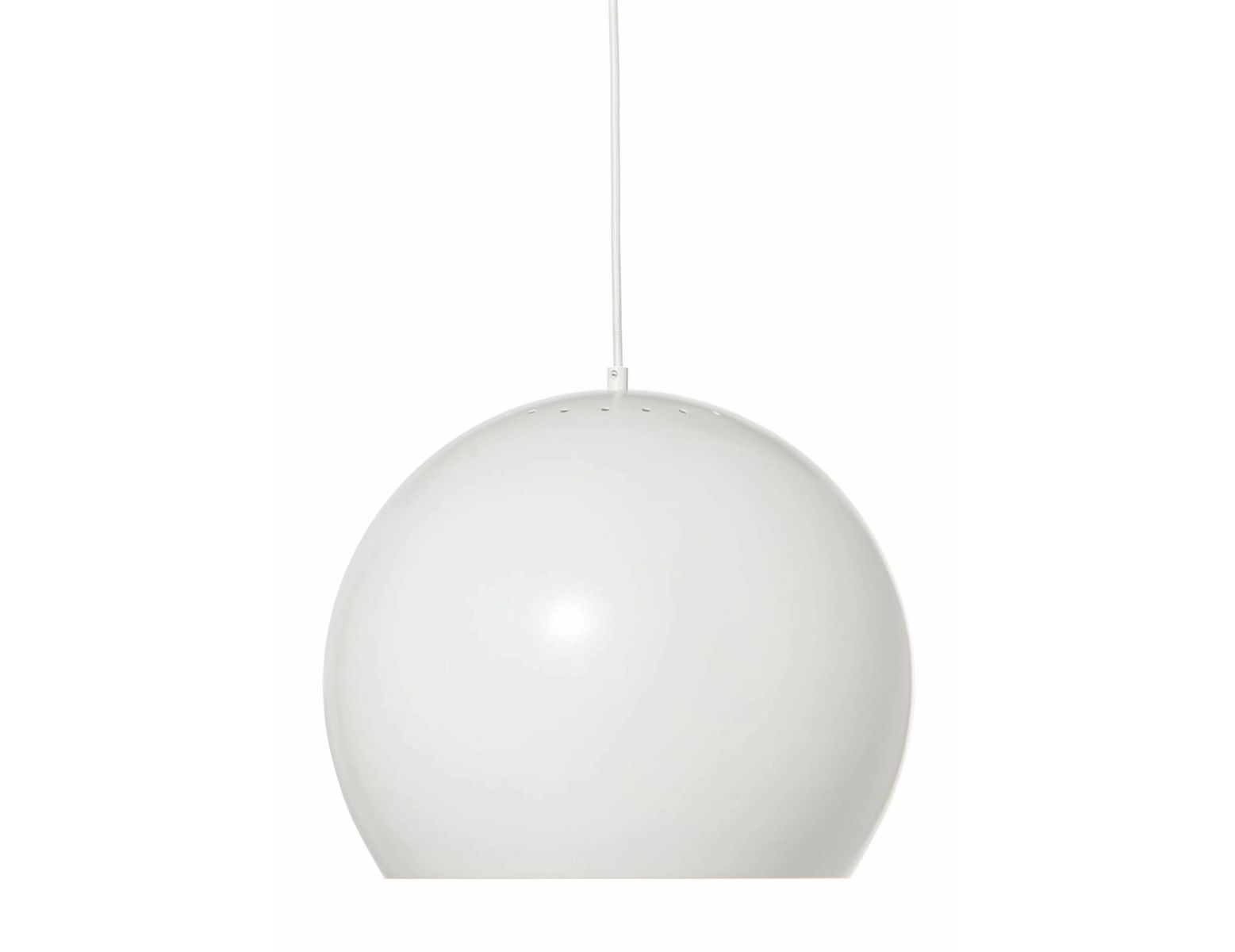 Pendant light Ball Ø40 Metal White