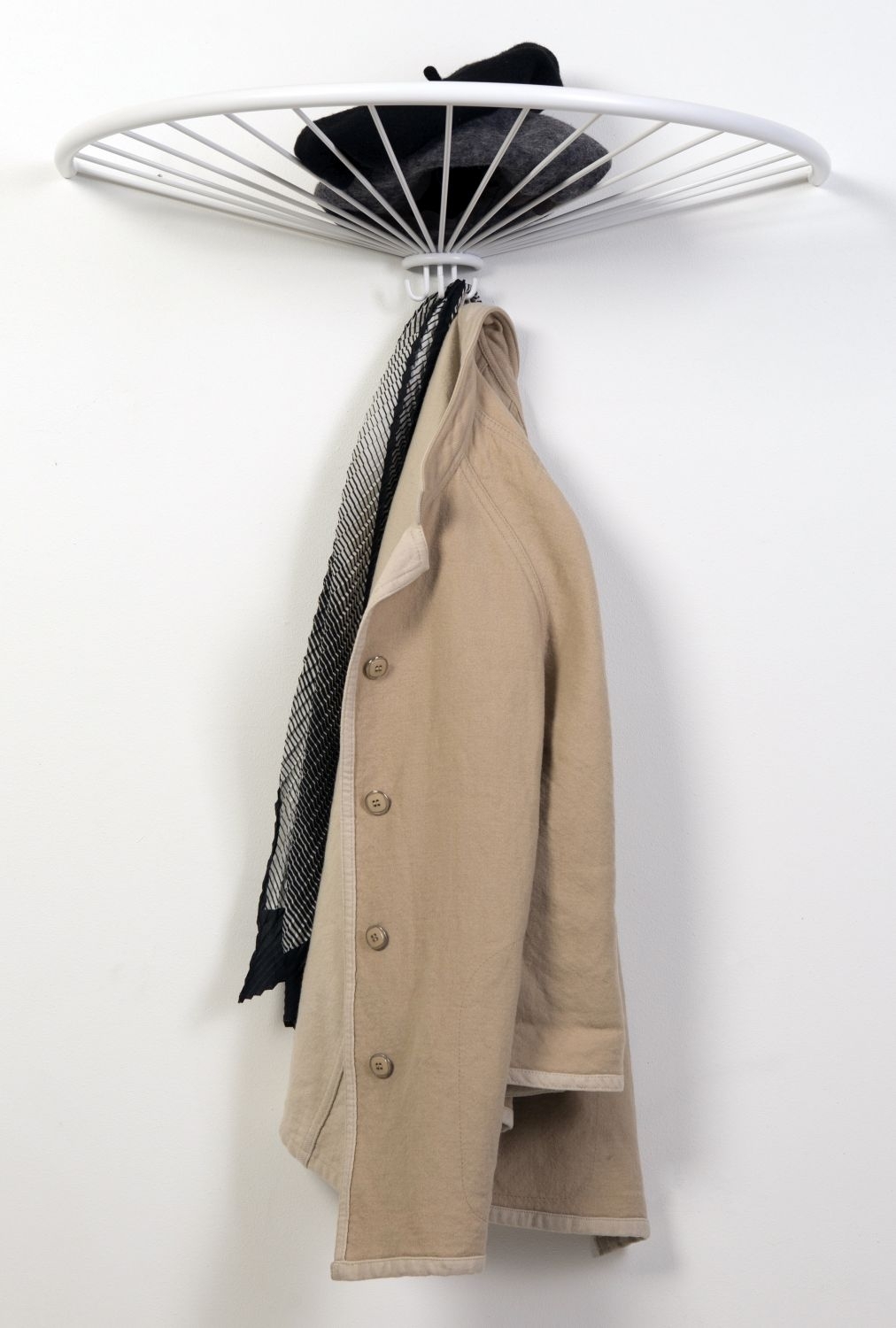 Pinna Garderobe Wandmontage Blau