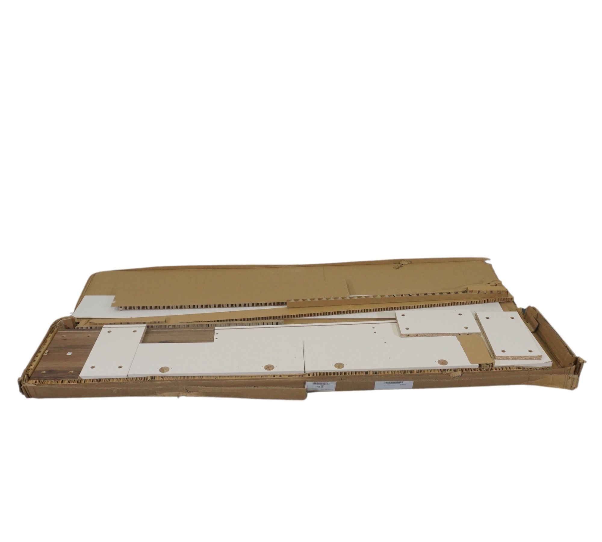Milan TV Stand Walnut Brown Cream