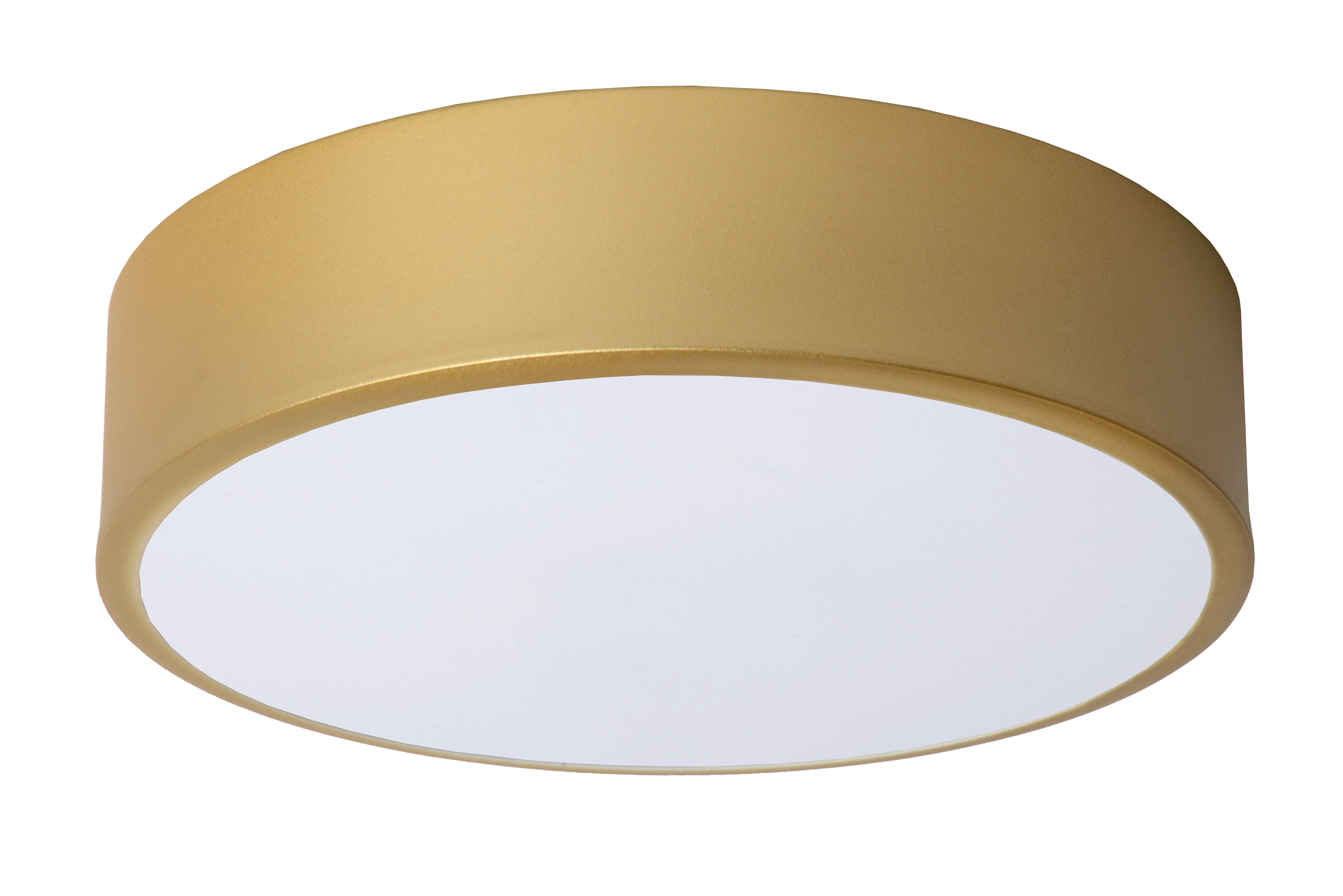 Unar Ceiling light Acrylic glass Gold Ø 20cm