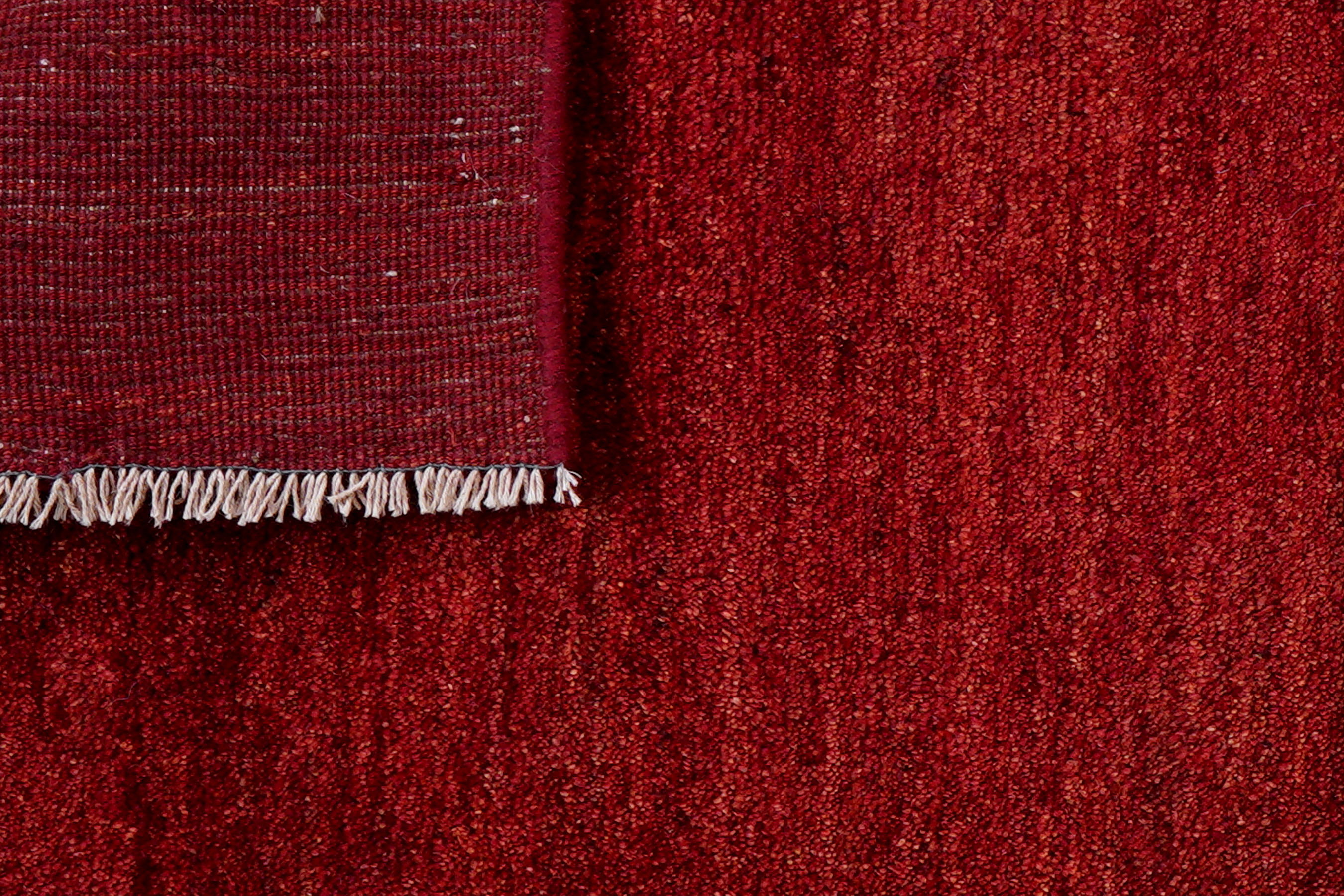 Rizbaf Gabbeh-Teppich Wolle Rot