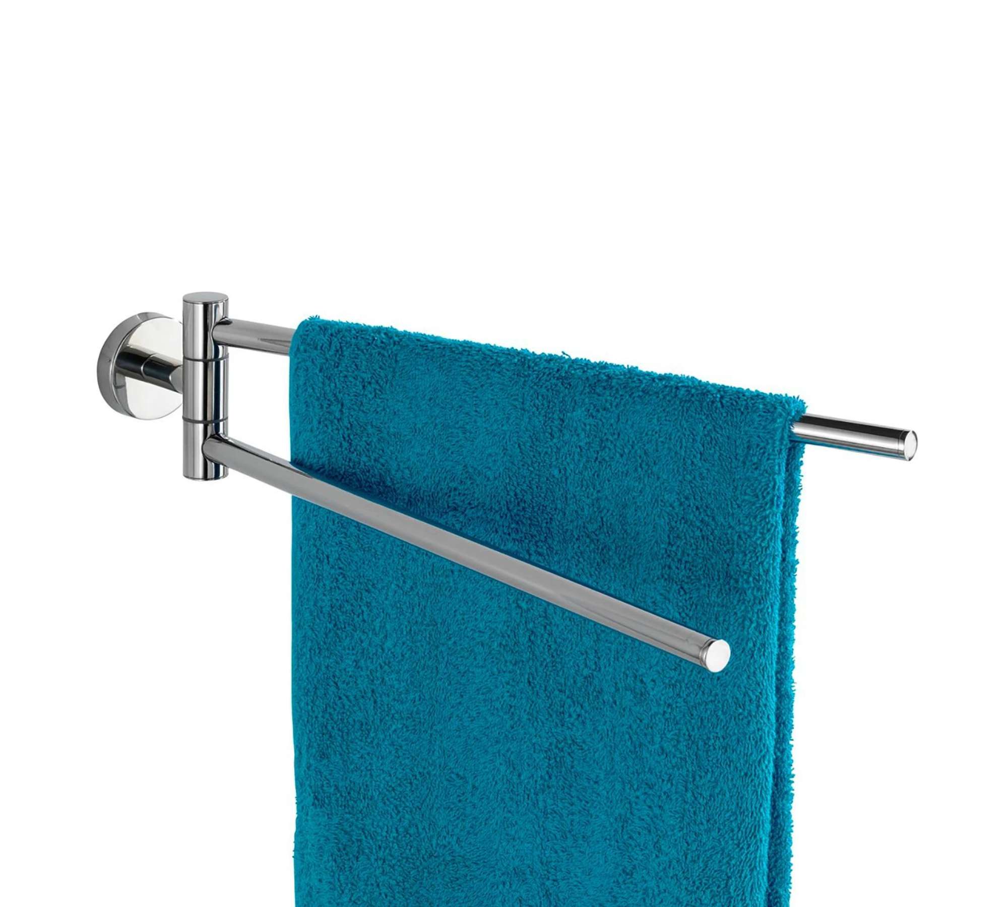 Towel holder metal silver