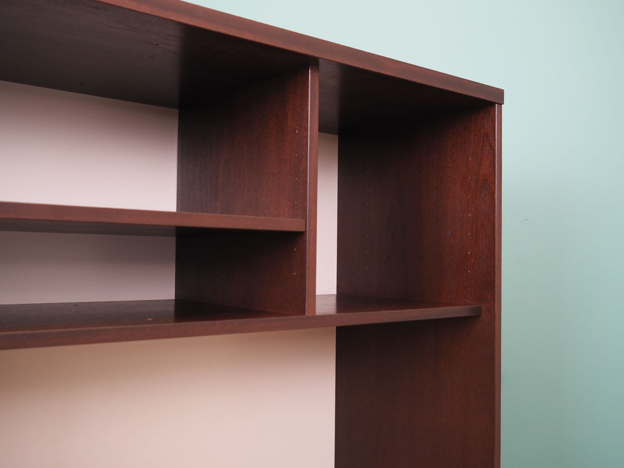 Mahogany Büucherregal 1960 Jahre