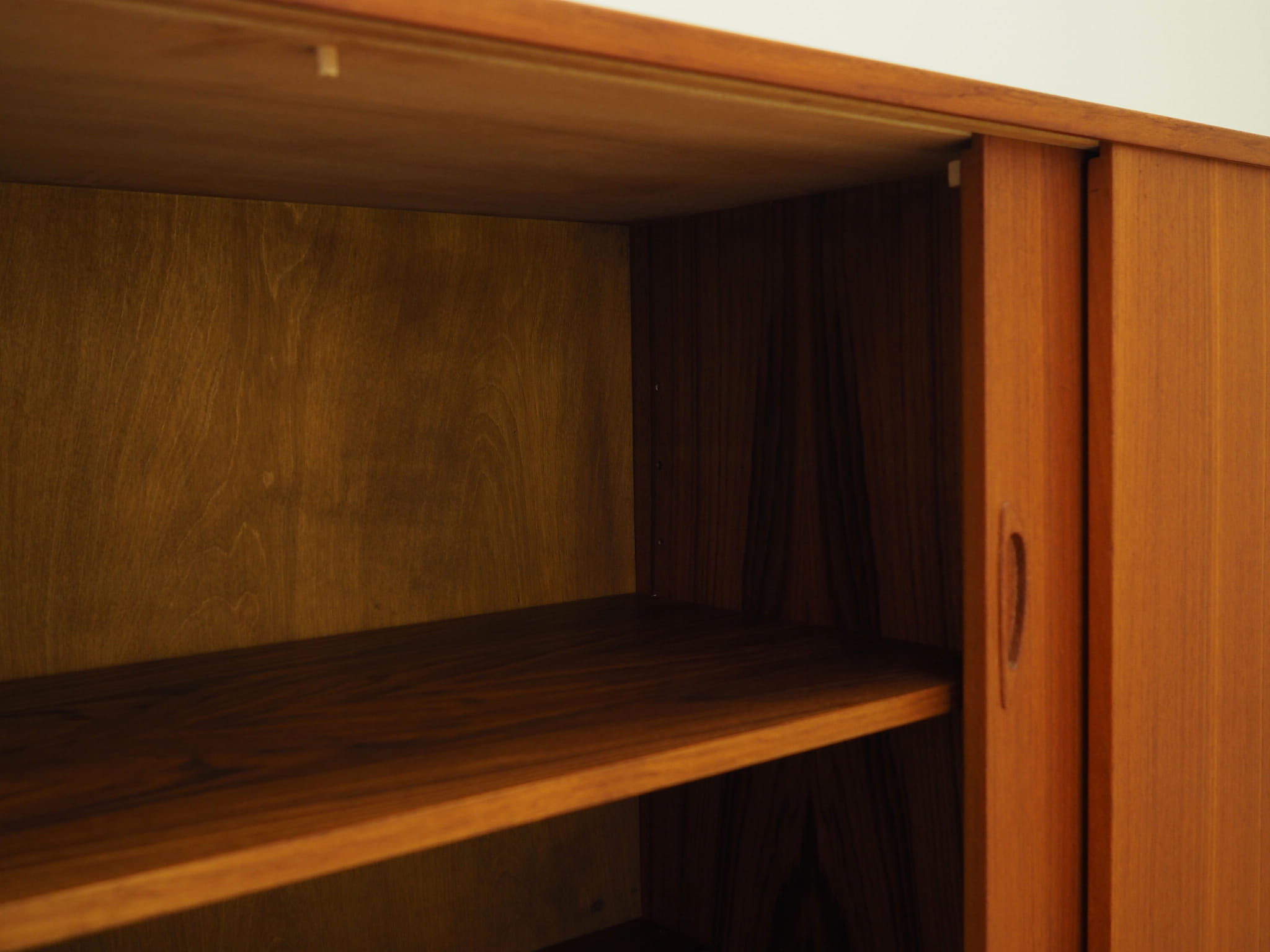 Vintage Sideboard Teakholz Braun 1970er Jahre