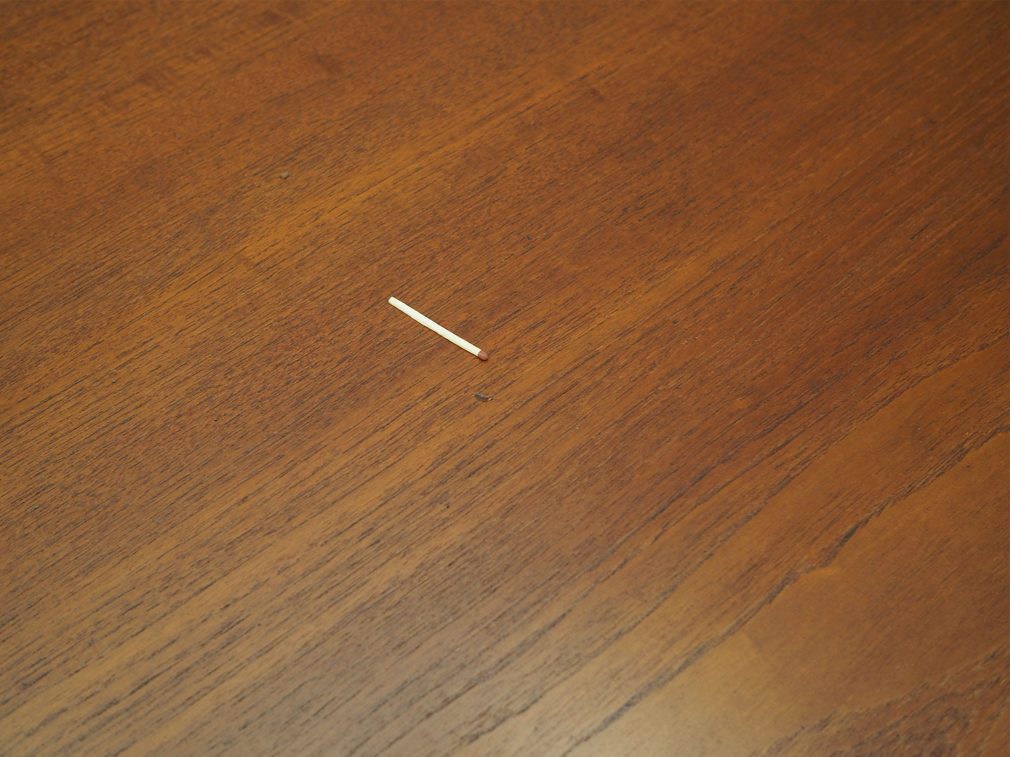 Vintage Schreibtisch Teakholz Braun 1970er Jahre