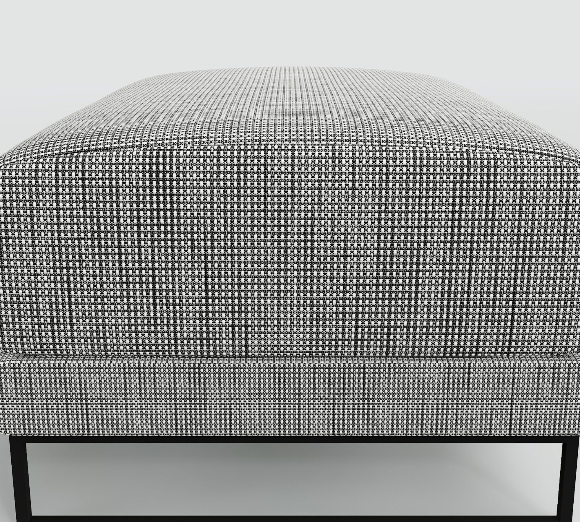 Tyme Hocker Strukturgewebe Granitweiß