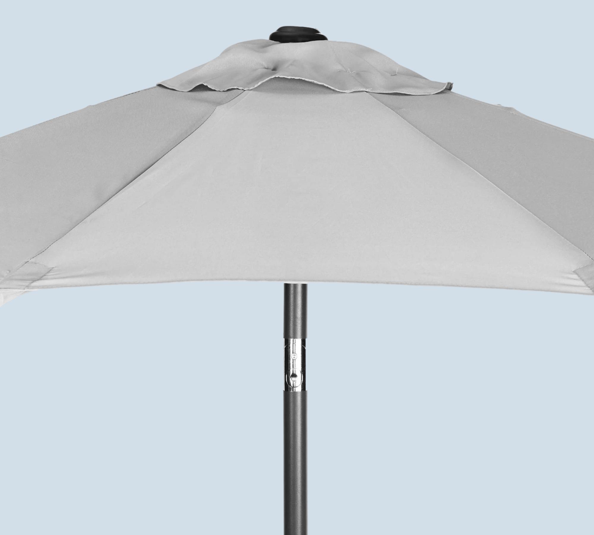 Sonnenschirm Aluminium Grau