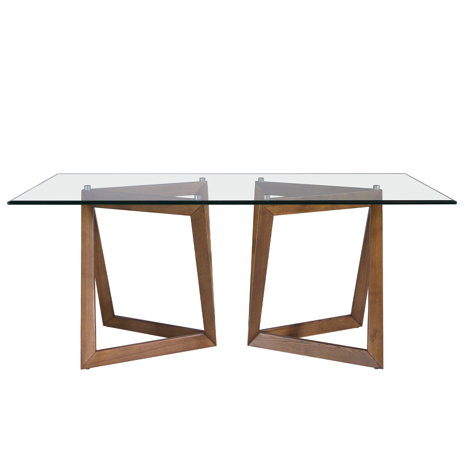Dining table Glass Brown