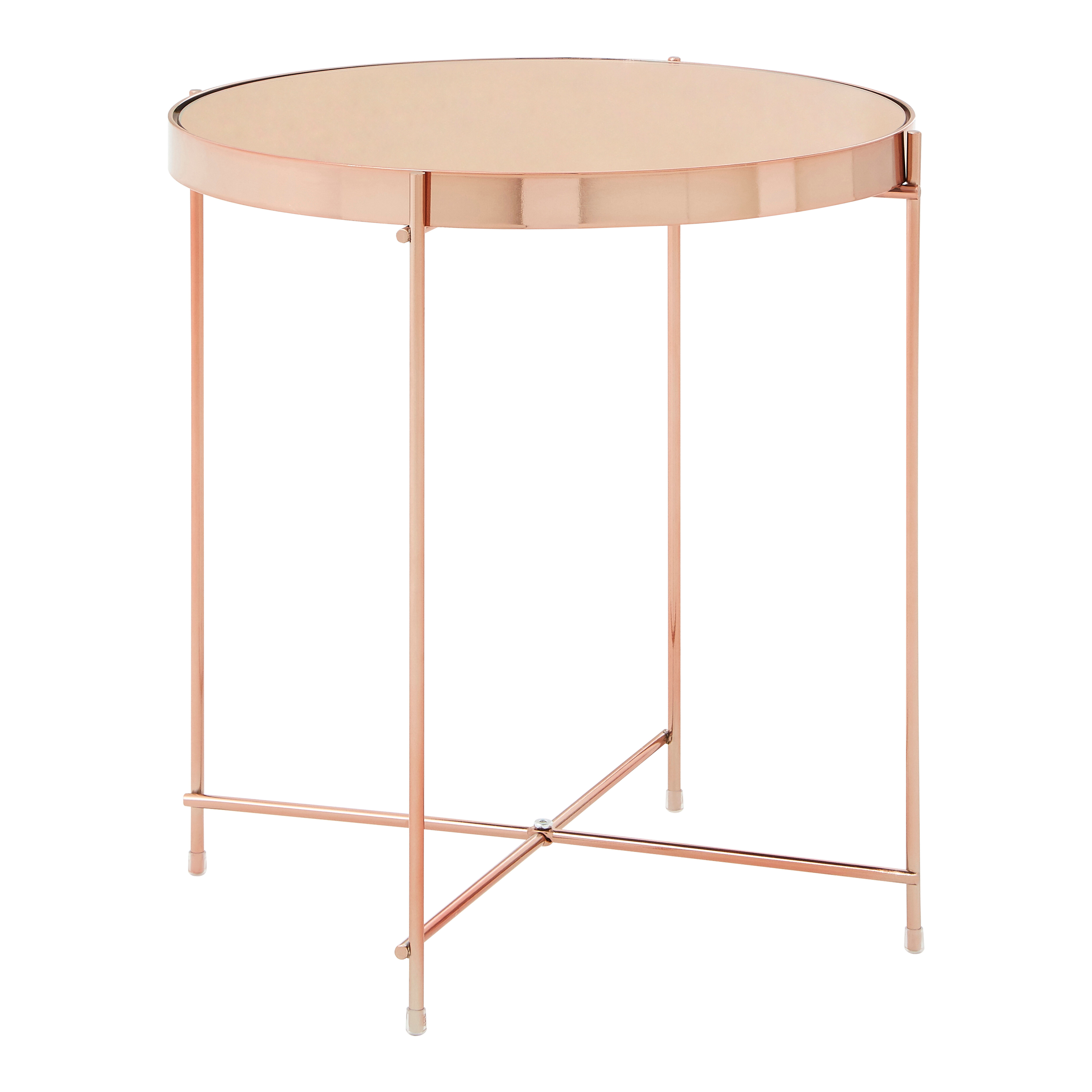 Allure Pink Spiegel-Beistelltisch