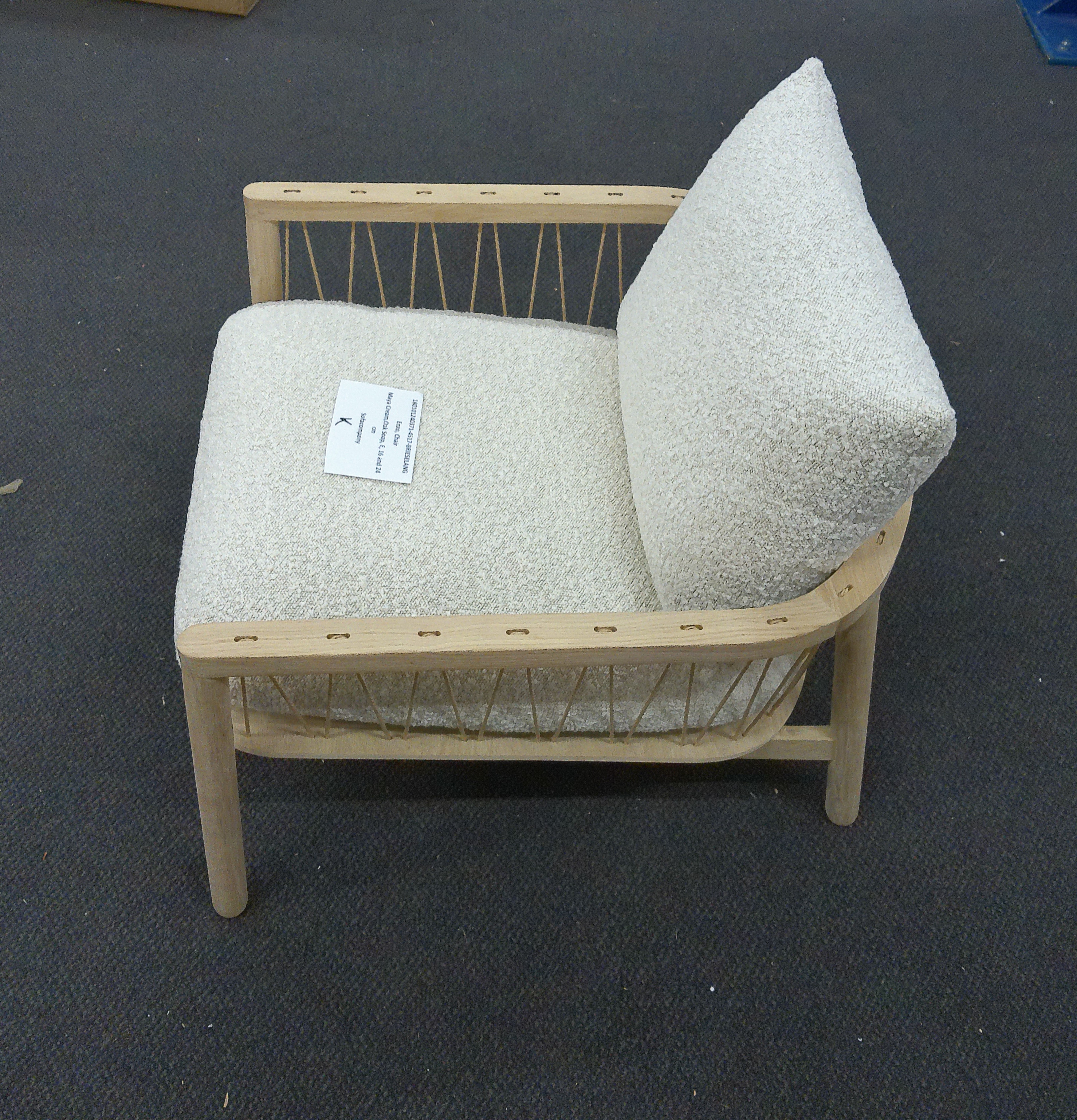 Enzo Sessel Maya Cream