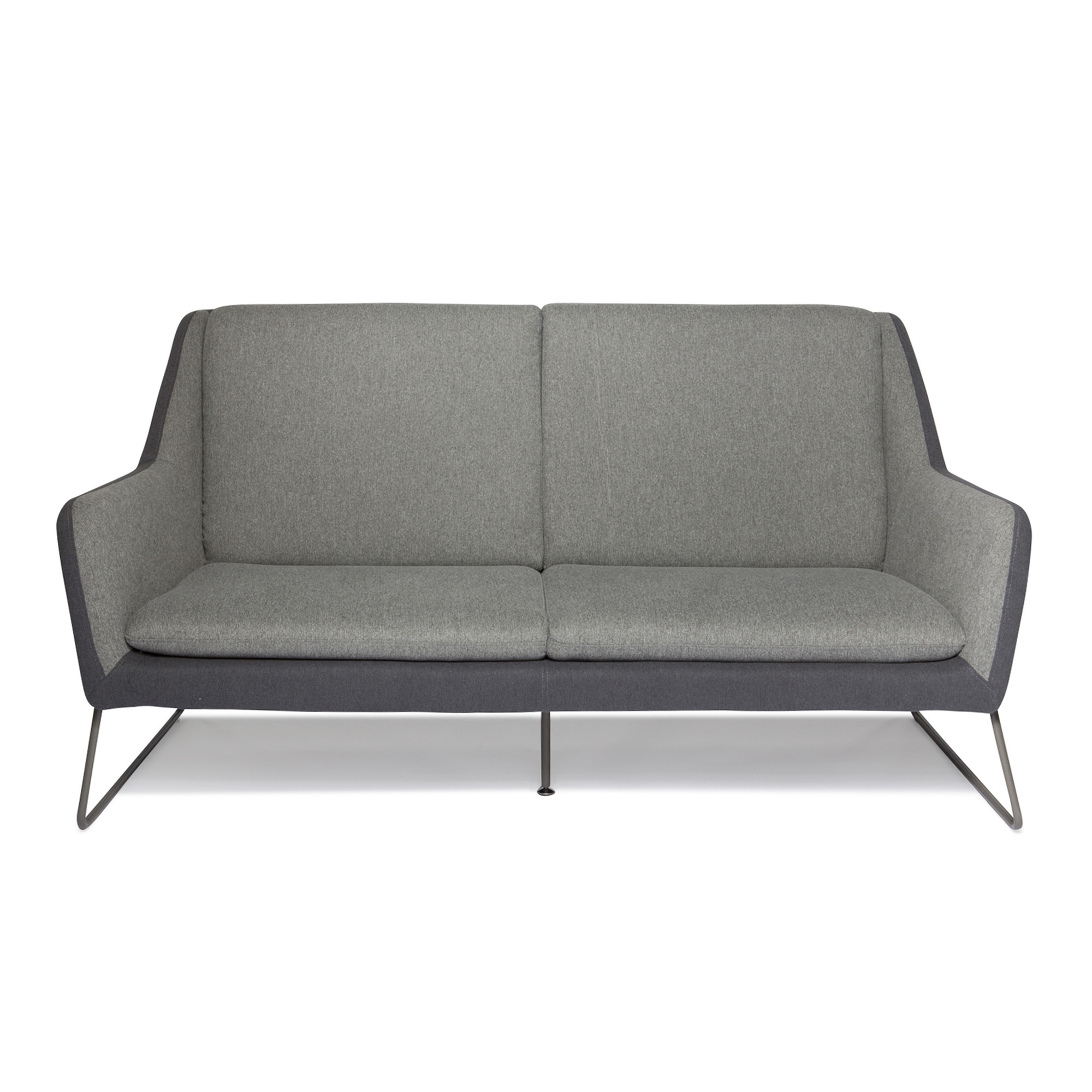 LAGUN 3-Sitzer Sofa Stoff Grau