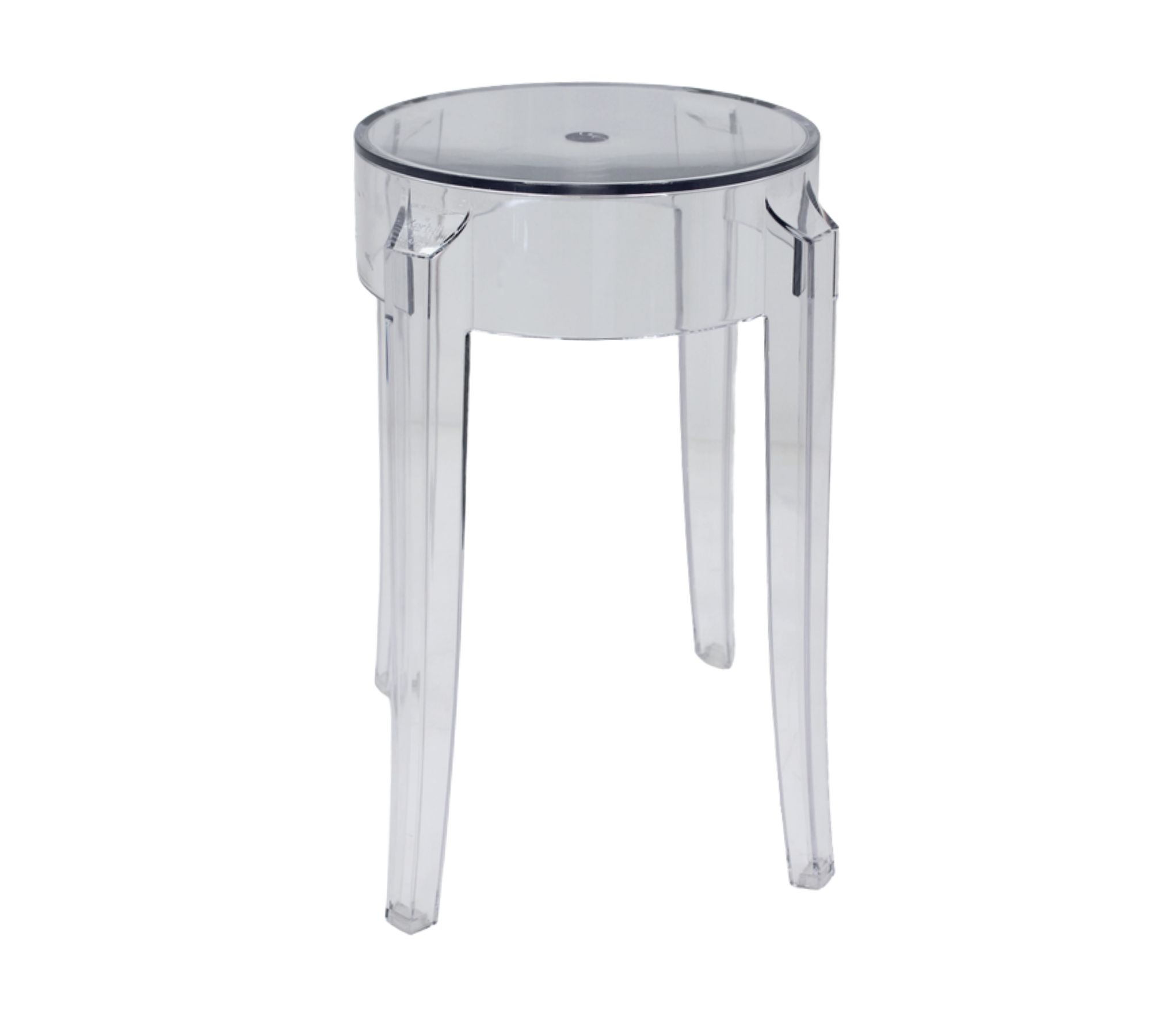 Charles Ghost Hocker Klein Kristall Transparent