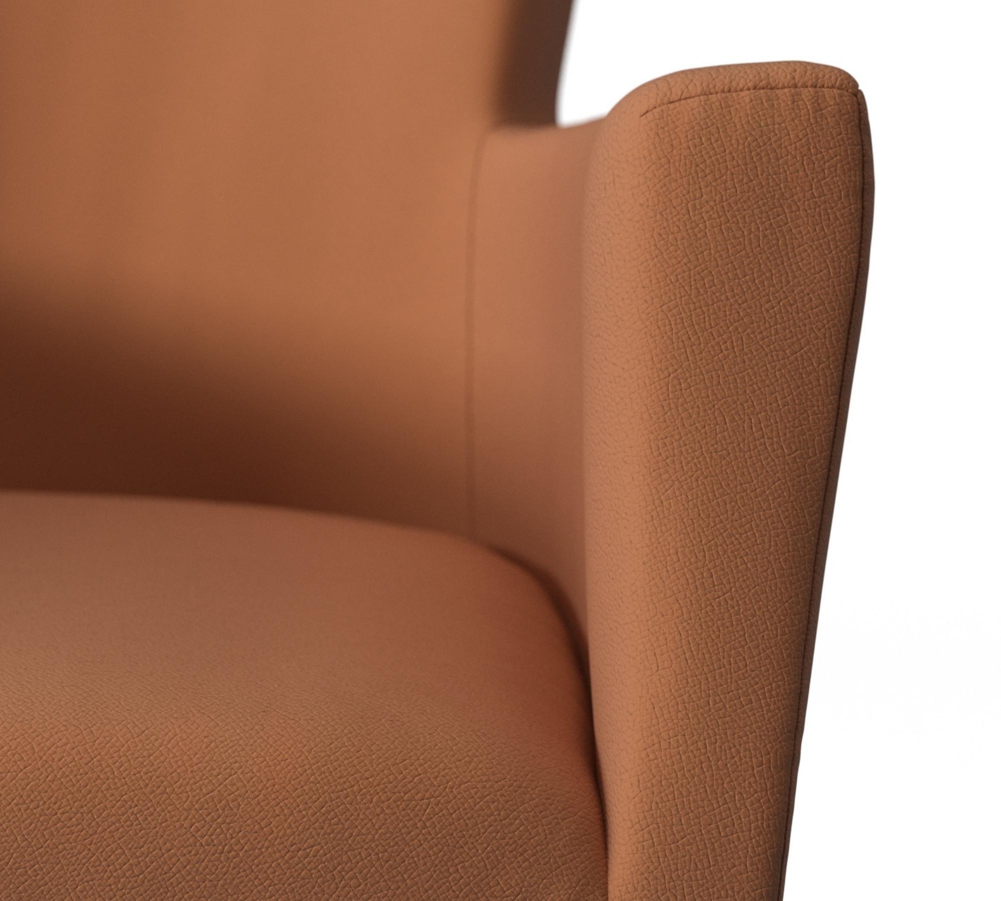 4x Armlehnstuhl Santal Camel