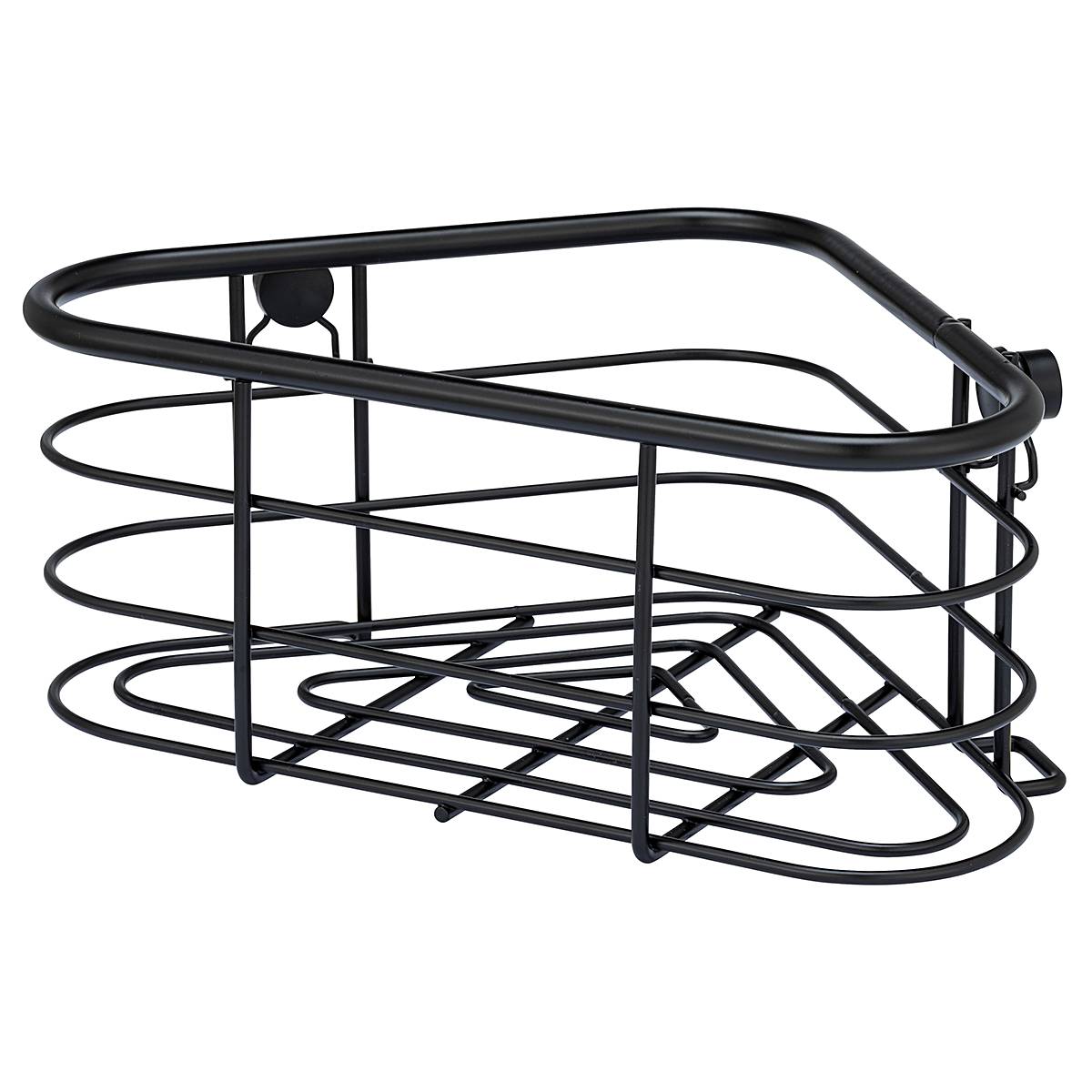 Corner shelf Trestina Stainless steel Black